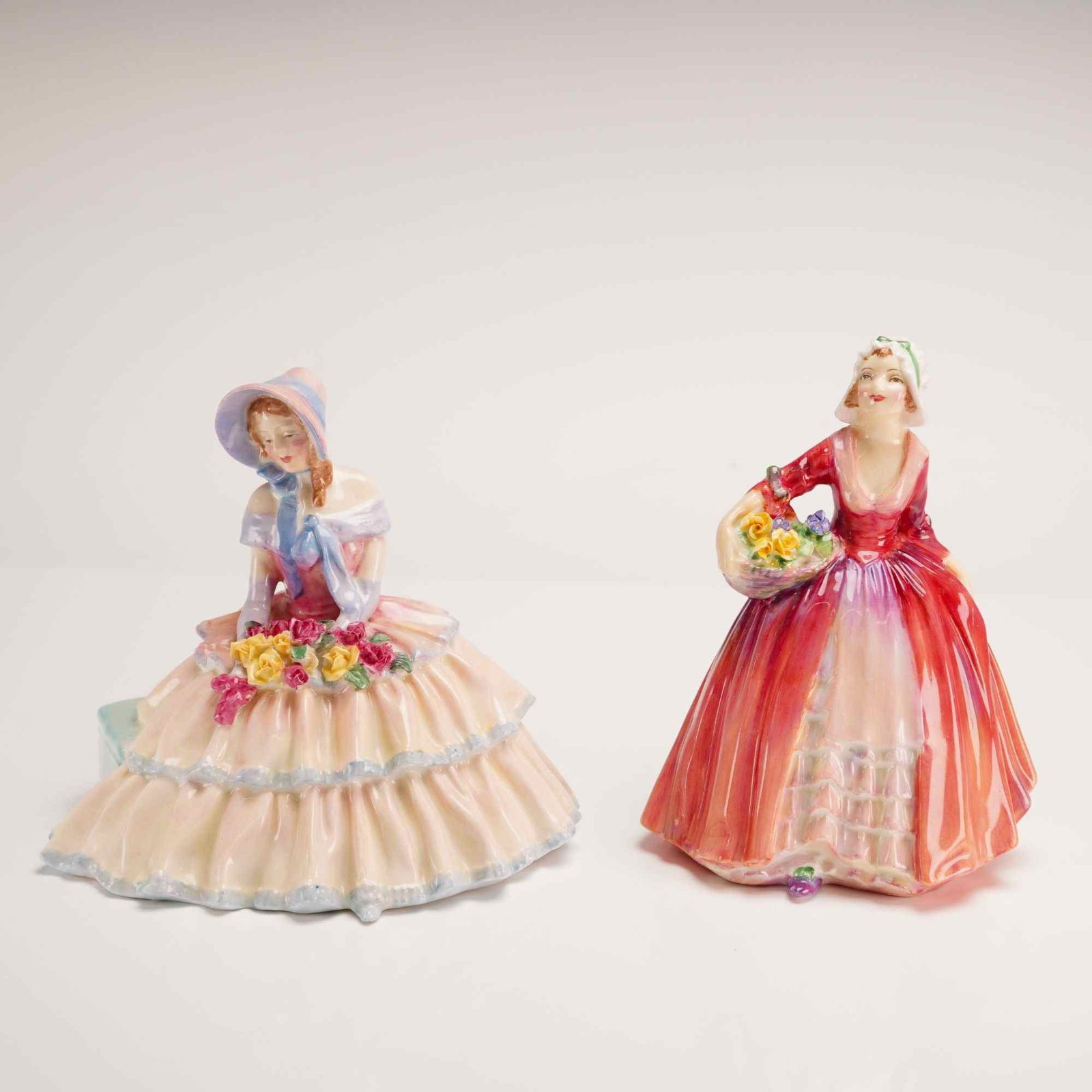 2pc Royal Doulton Bone China Figurines, Janet HN1537 and Daydreams HN1731 (1 of 3)