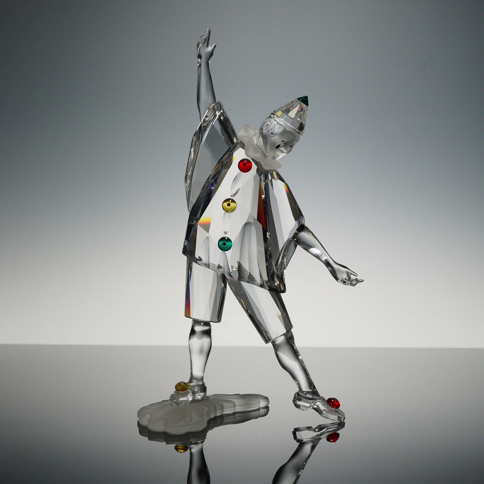 Swarovski Crystal 1999 SCS Annual Edition Masquerade Pierrot Figurine (1 of 4)