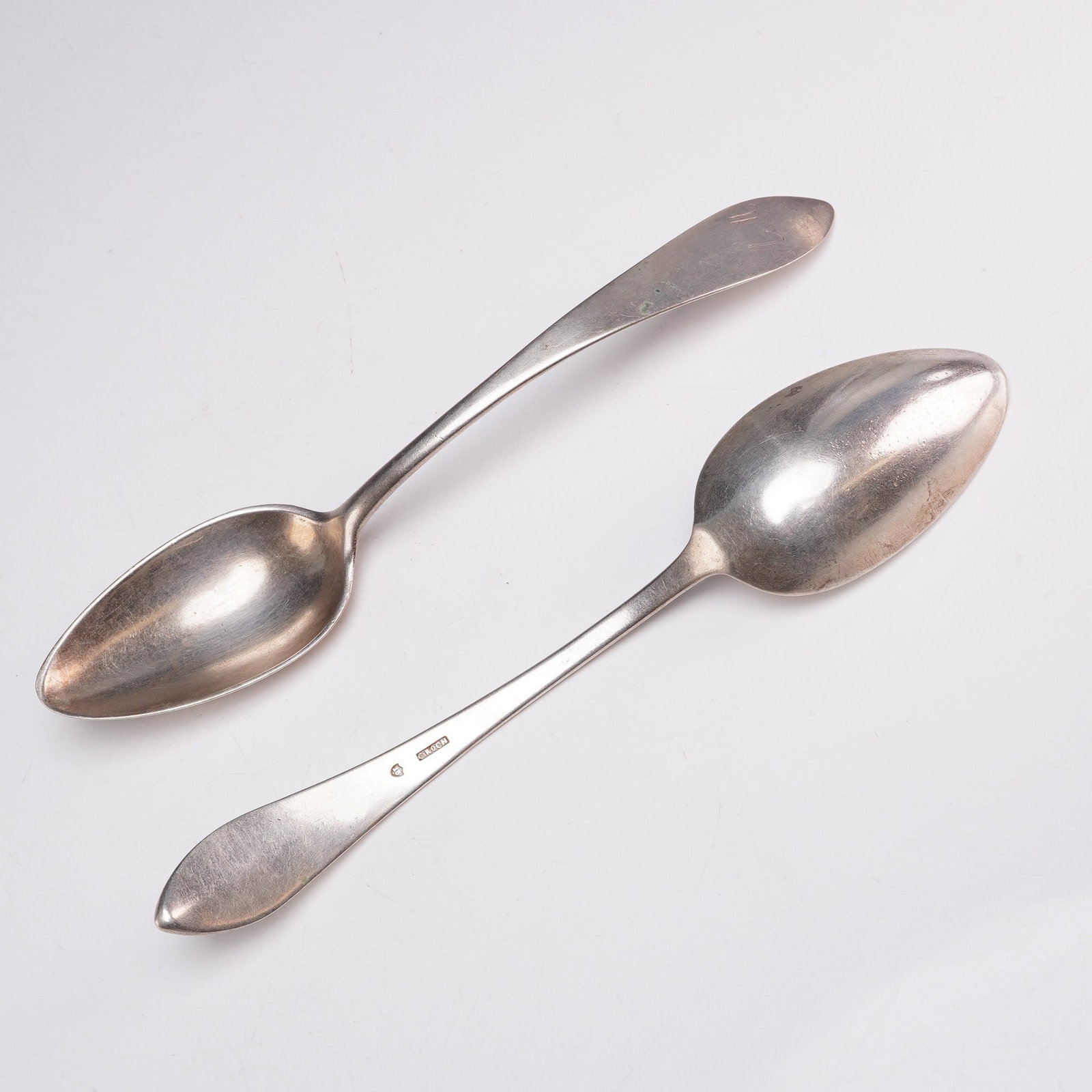 4pc 13th Loth Silver Serving Spoons - 2