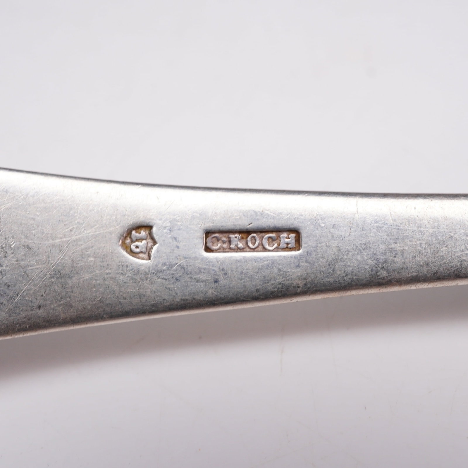 4pc 13th Loth Silver Serving Spoons - 4