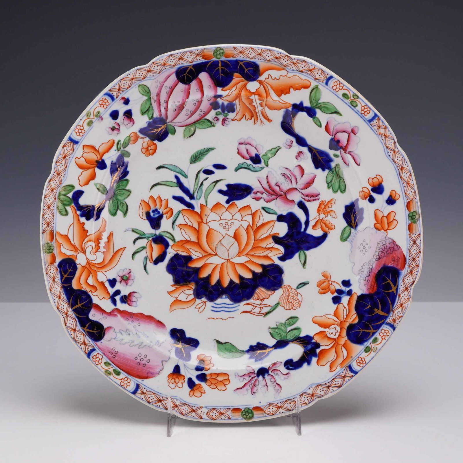 English Ironstone Dinner Plate (1 of 3)