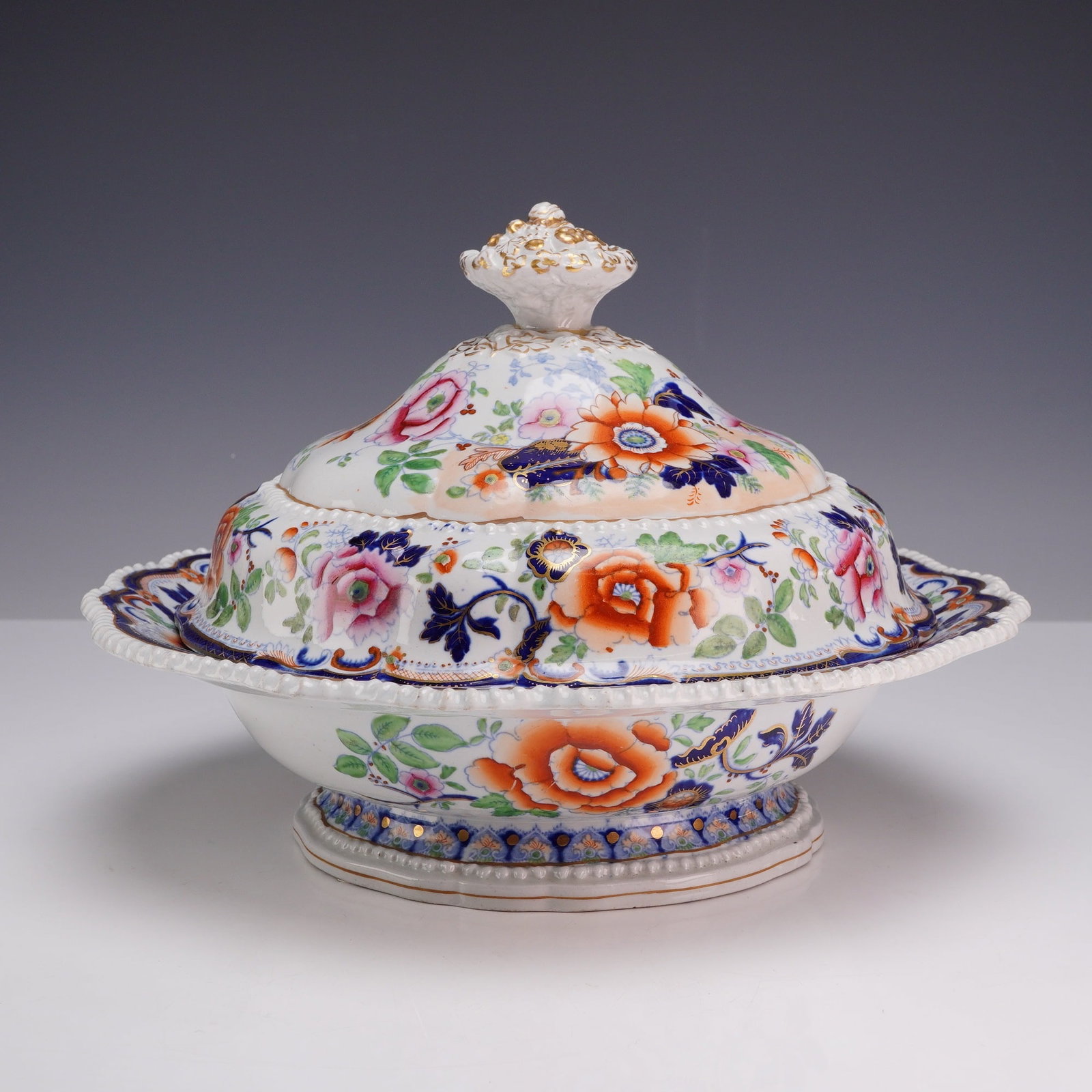 Stone China Lidded Tureen and Stand (1 of 3)