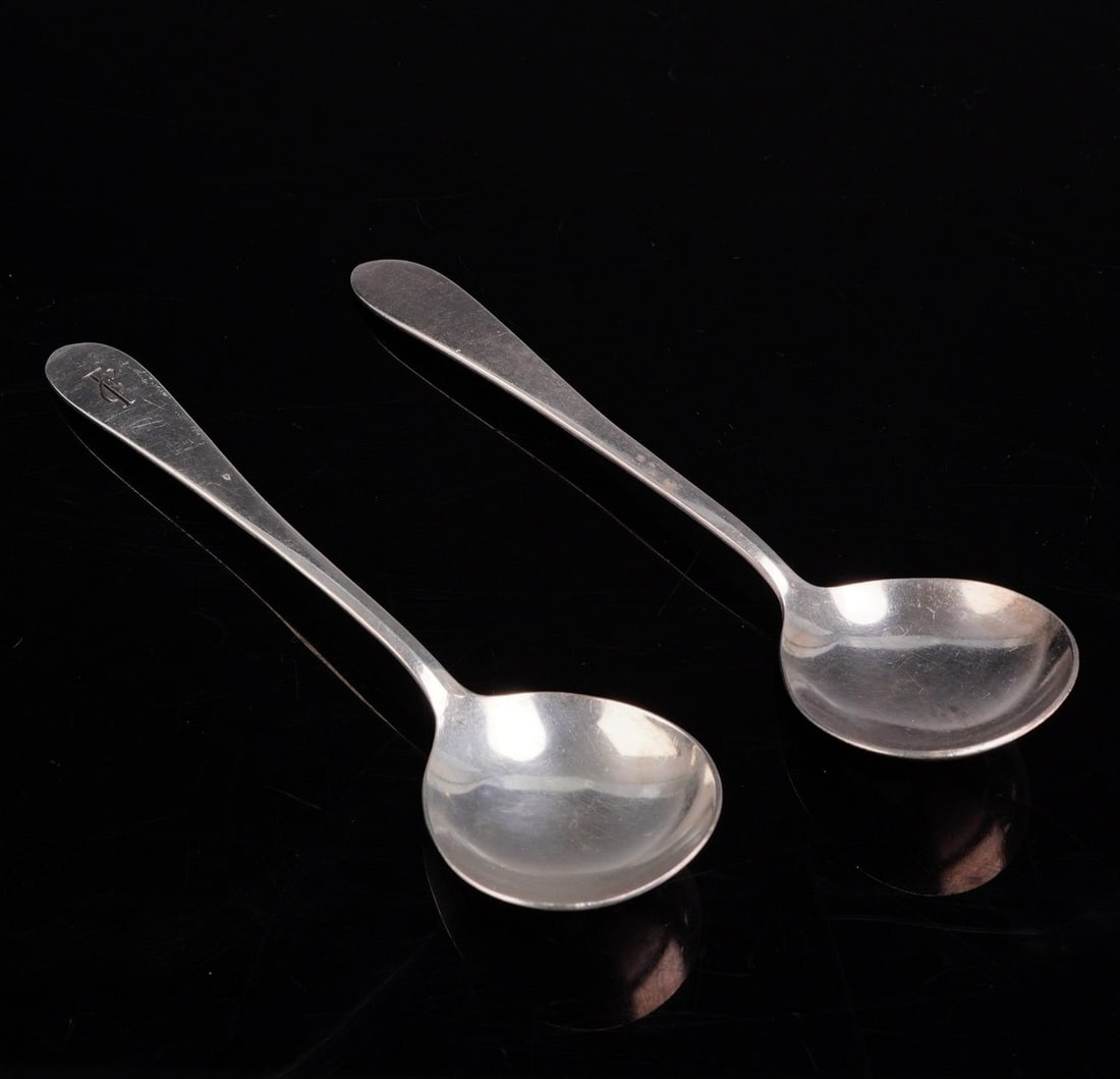 A Pair of International Silver Co. Silver-Plated Spoons (1 of 3)