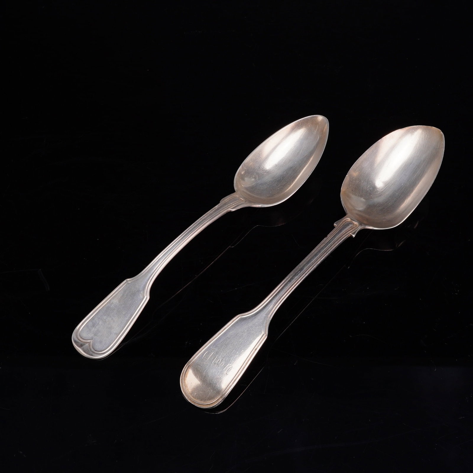 2pc Sterling Silver and European Silver Spoons (1 of 3)