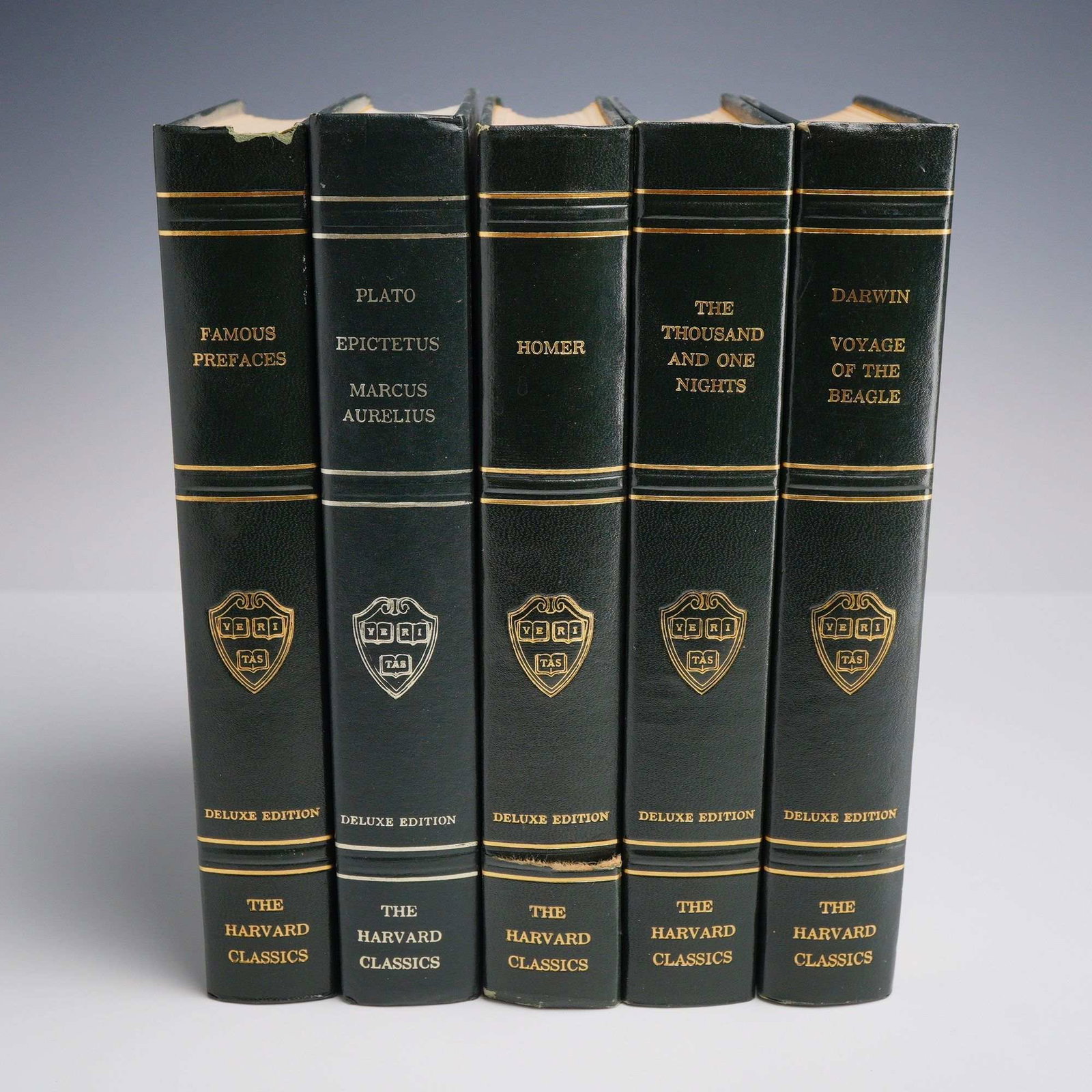 5pc The Harvard Classics Deluxe Edition Hardcover Books (1 of 4)