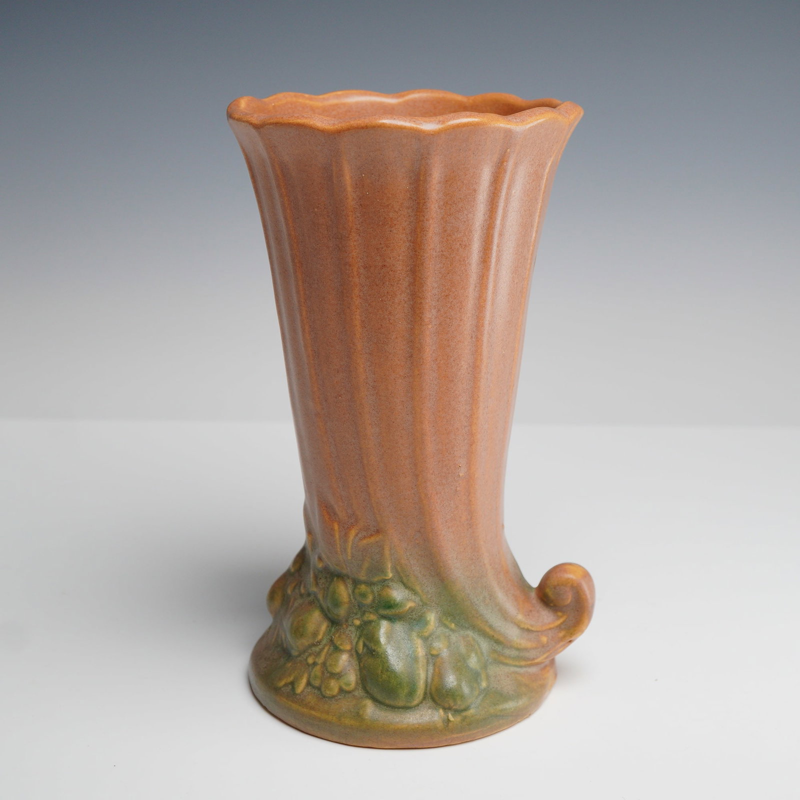 McCoy Pottery Cornucopia Vase - 2