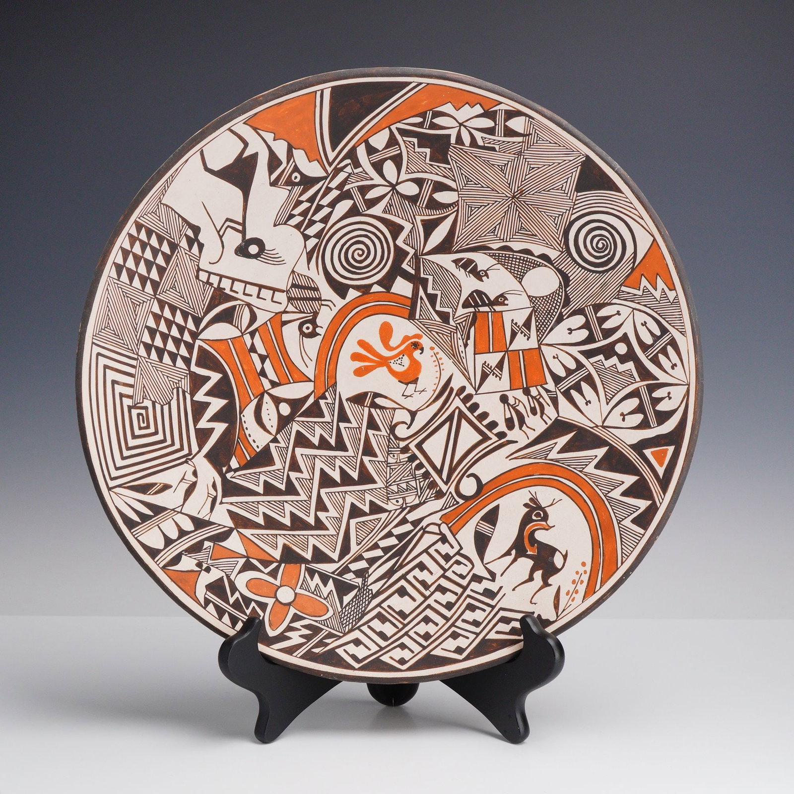 Acoma Pueblo Polychrome Pottery Bowl by Rose Chino Garcia (1 of 4)