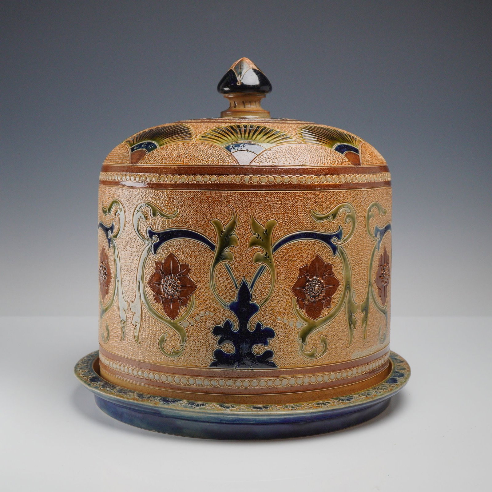 Fulham Pottery Salt Glazed Stoneware Cheese Keeper (1 of 4)