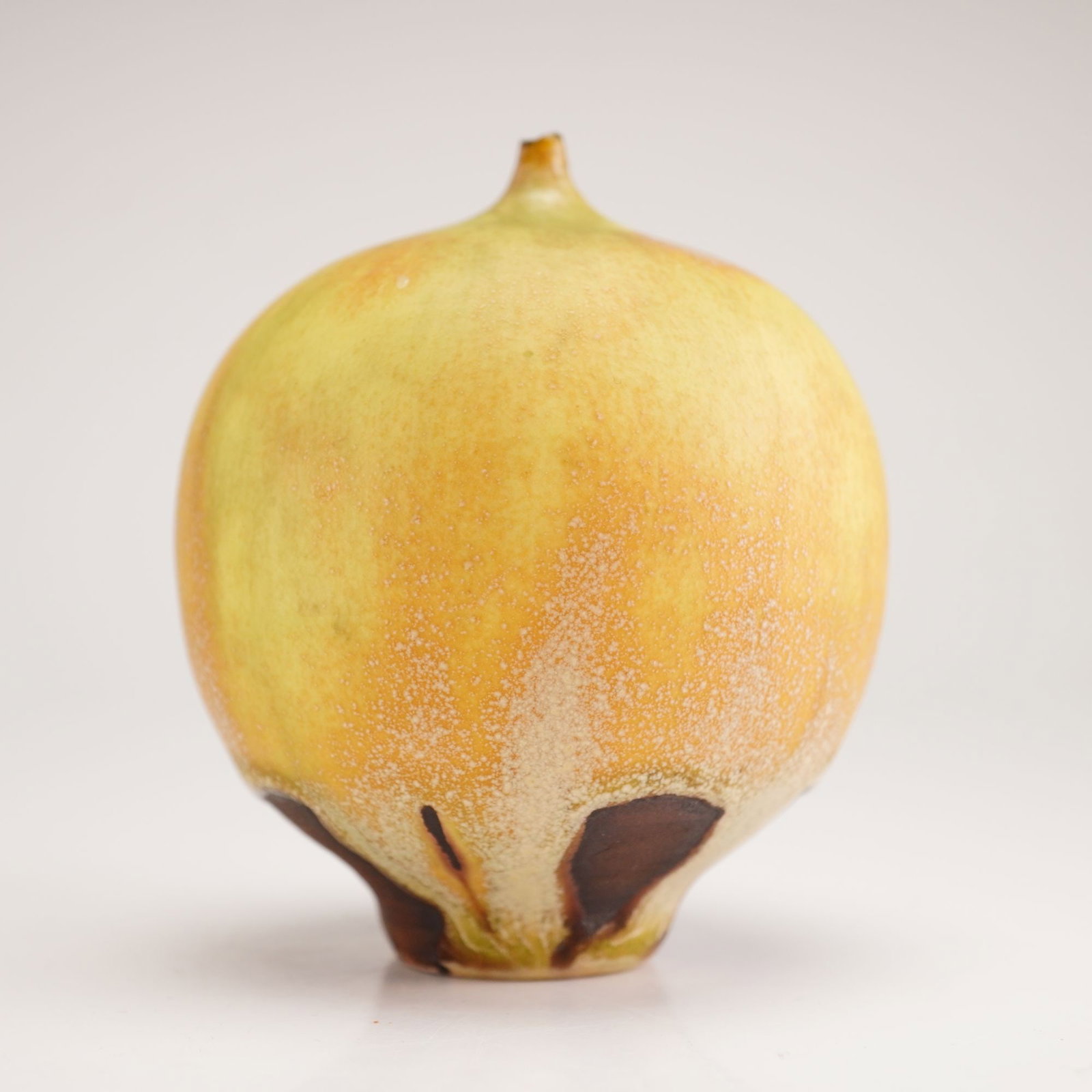 Rose Cabat (American, 1914-2015) Yellow and Orange Feelie Vase (1 of 3)