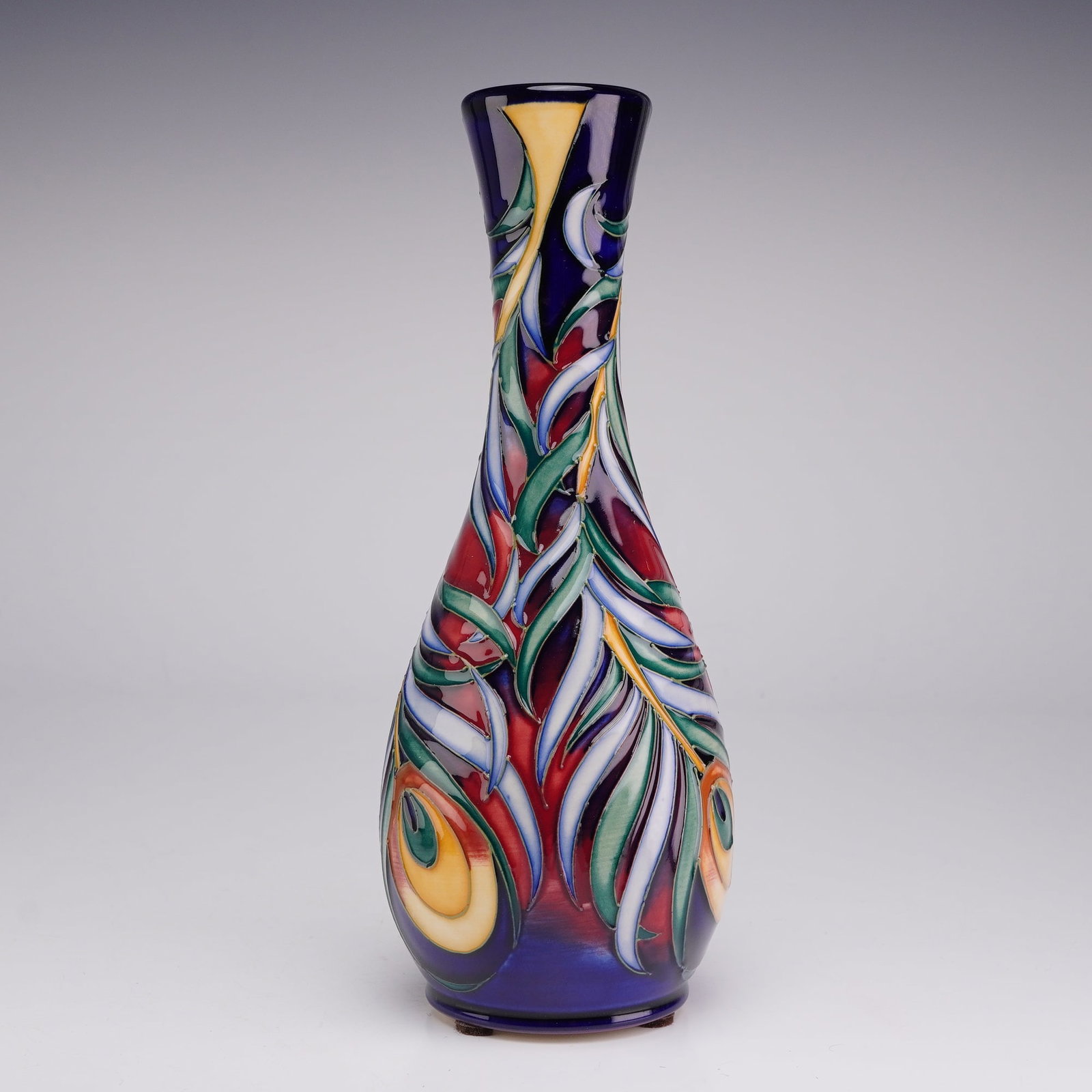 Moorcroft Pottery Trial Vase (1 of 3)