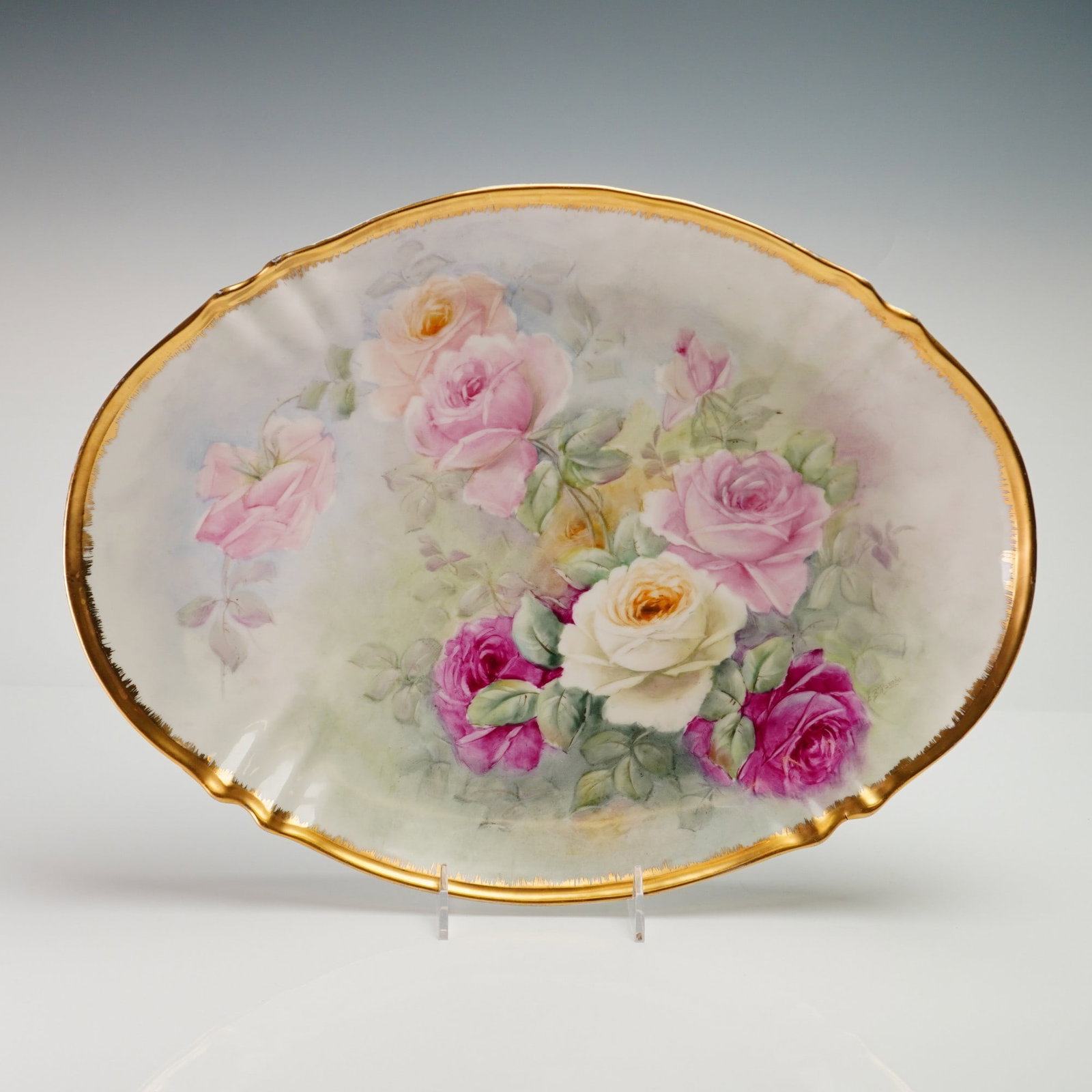 Alfred Lanternier Limoges Porcelain Oval Platter (1 of 4)
