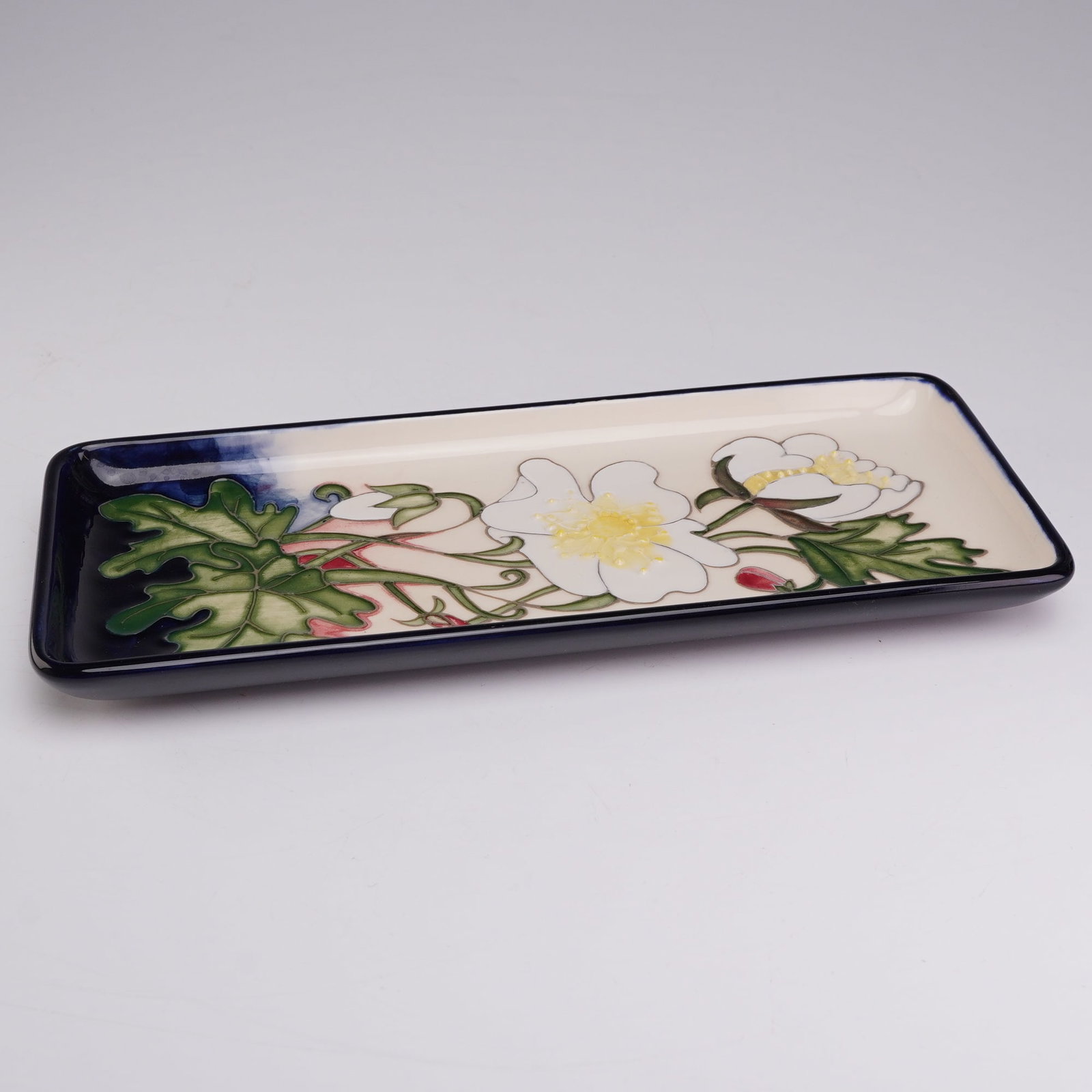 Moorcroft Pattern Trial Rectangular Pin Tray - 3