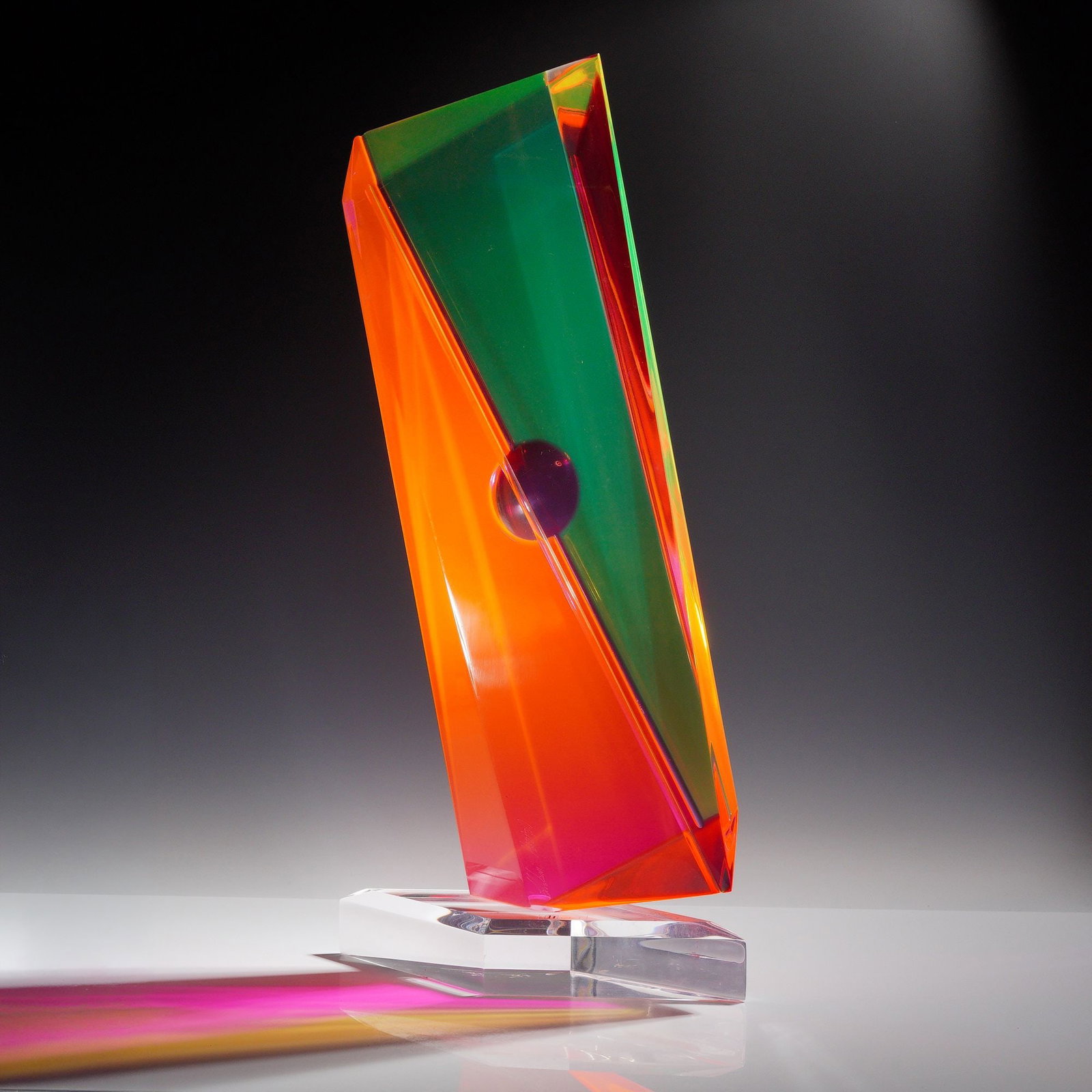 Shlomi Haziza Prismatic Multi-Color Acrylic Sculpture (1 of 8)