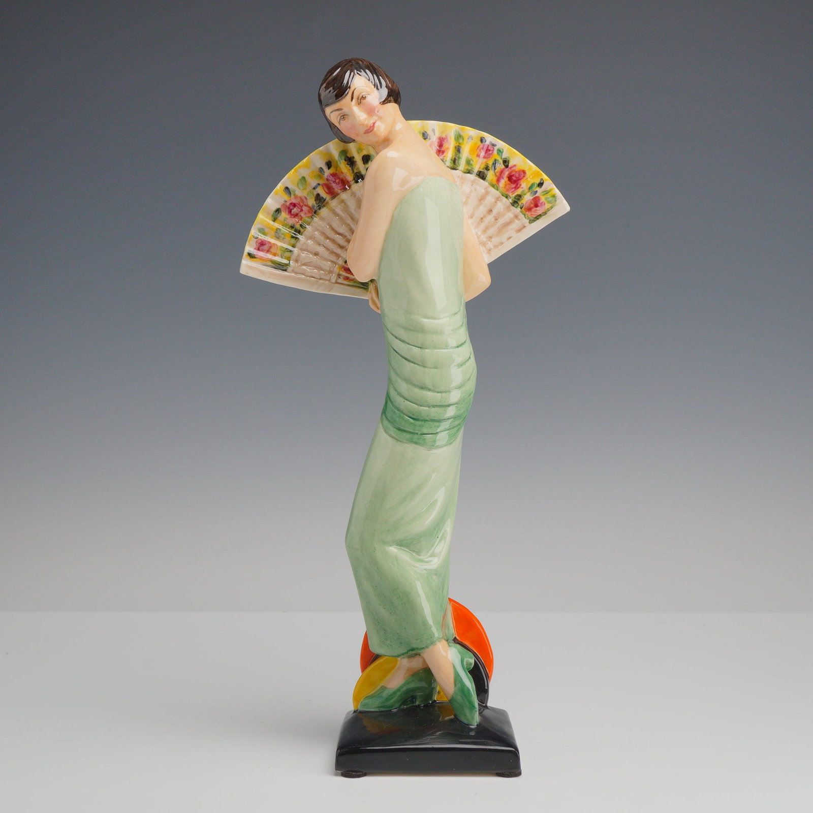 Kevin Francis Ceramics Art Deco Style Lady With Fan Figurine Lady with Fan (1 of 3)