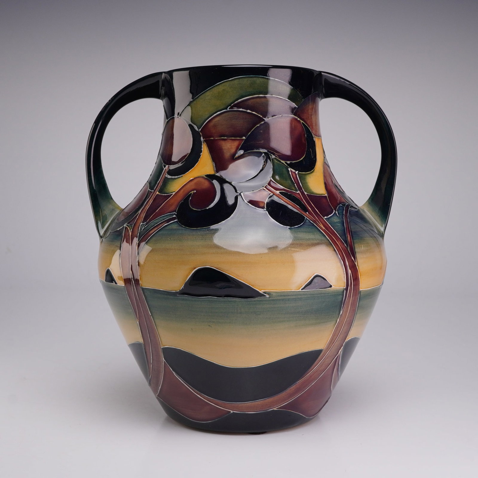 Moorcroft Pottery by Sian Leeper Twin Handled Vase, Western Isles (1 of 3)