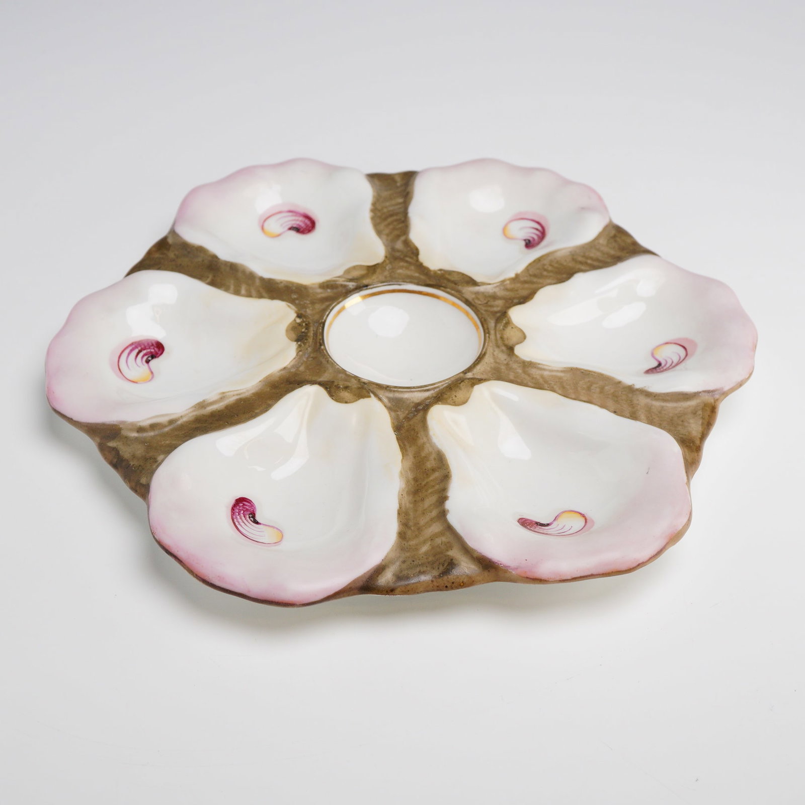 Oyster Plate Shell Pattern Plate OYP43 - 3