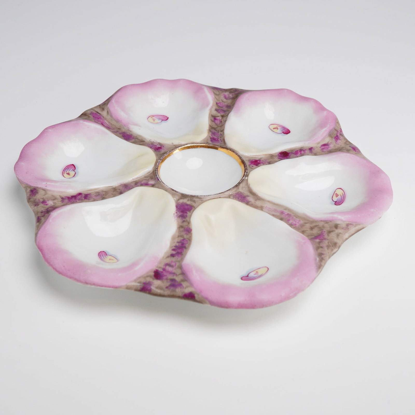 Oyster Plate Shell Pattern Plate OYP43 - 3