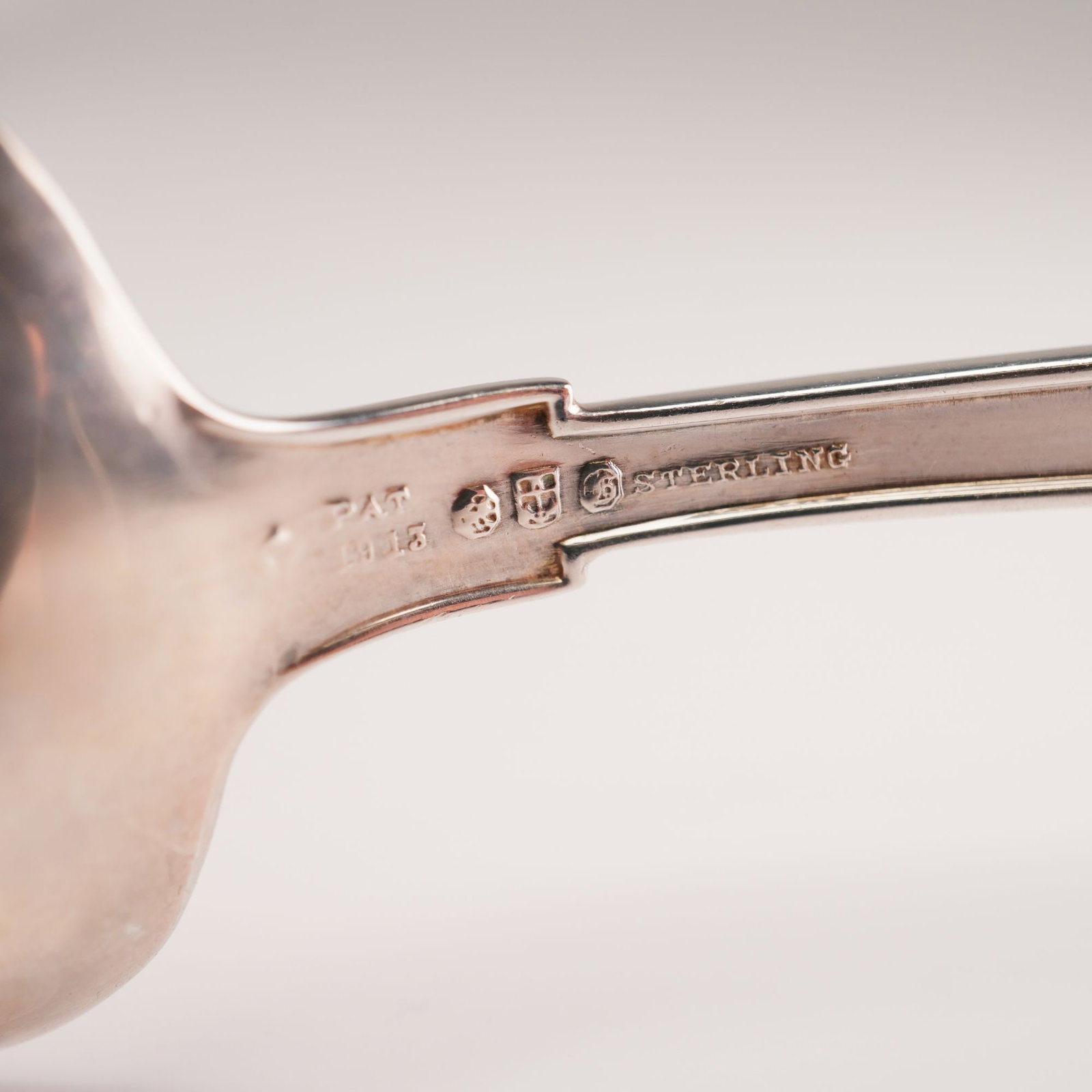 2pc Gorham Sterling Silver Teaspoons, Etruscan - 4