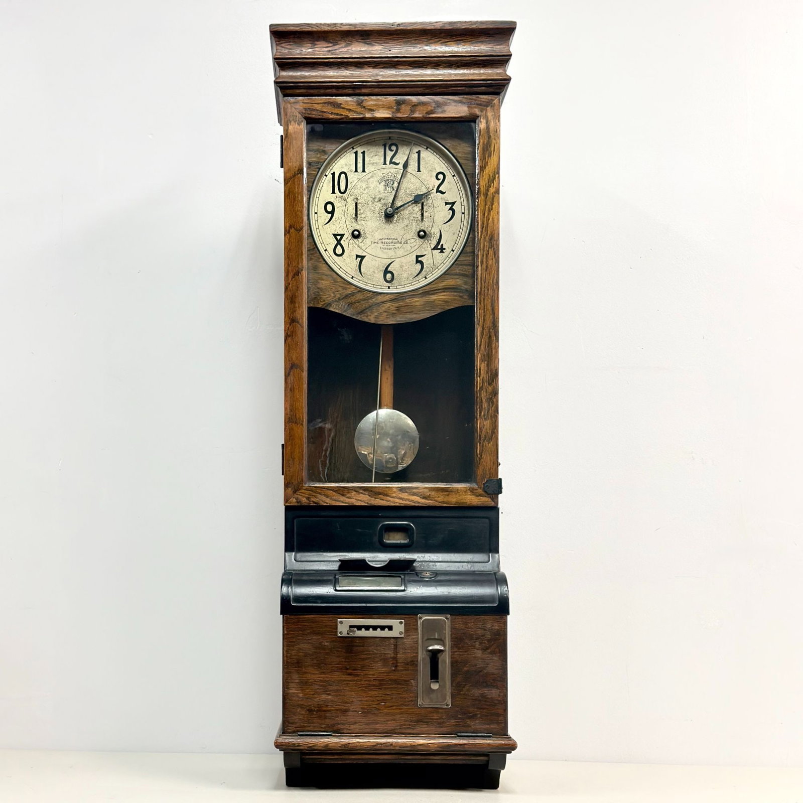 International Time Recording Co. Vintage Mechanical Employee Card Punch Clock (1 of 6)