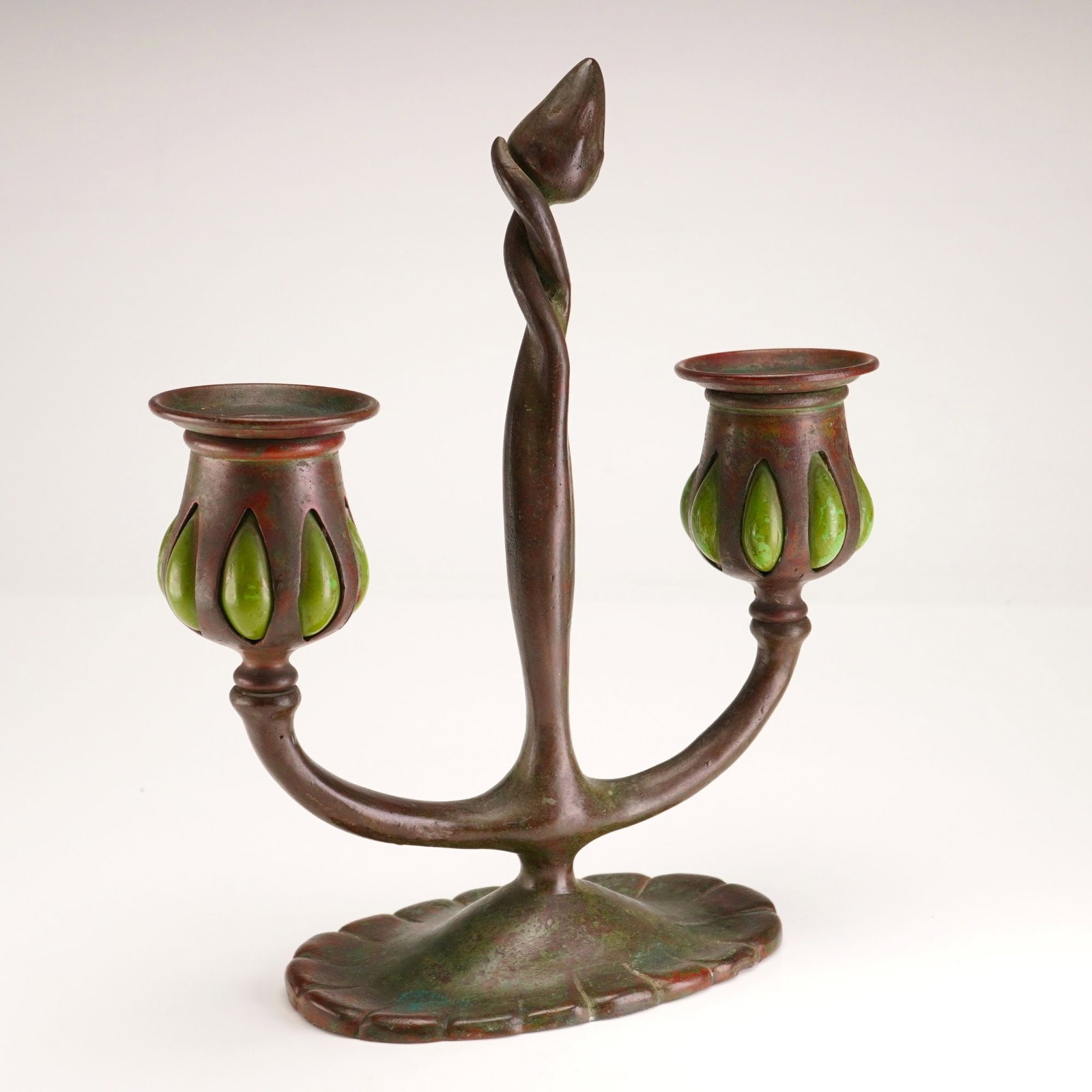 Tiffany Studios Root Two-Arm Candelabra (1 of 5)