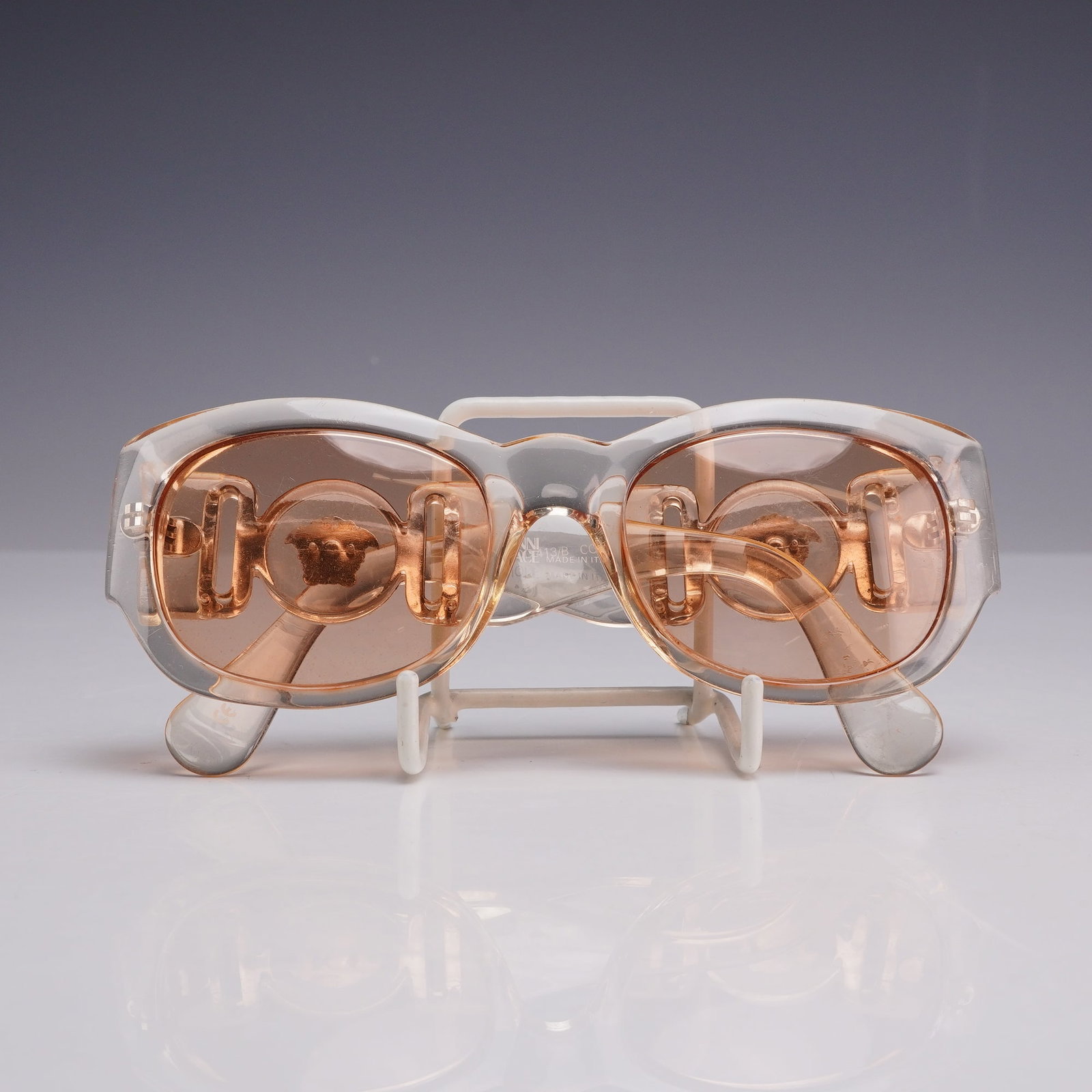 Vintage Gianni Versace MOD. 413/B COL. 854 Medusa Sunglasses (1 of 4)