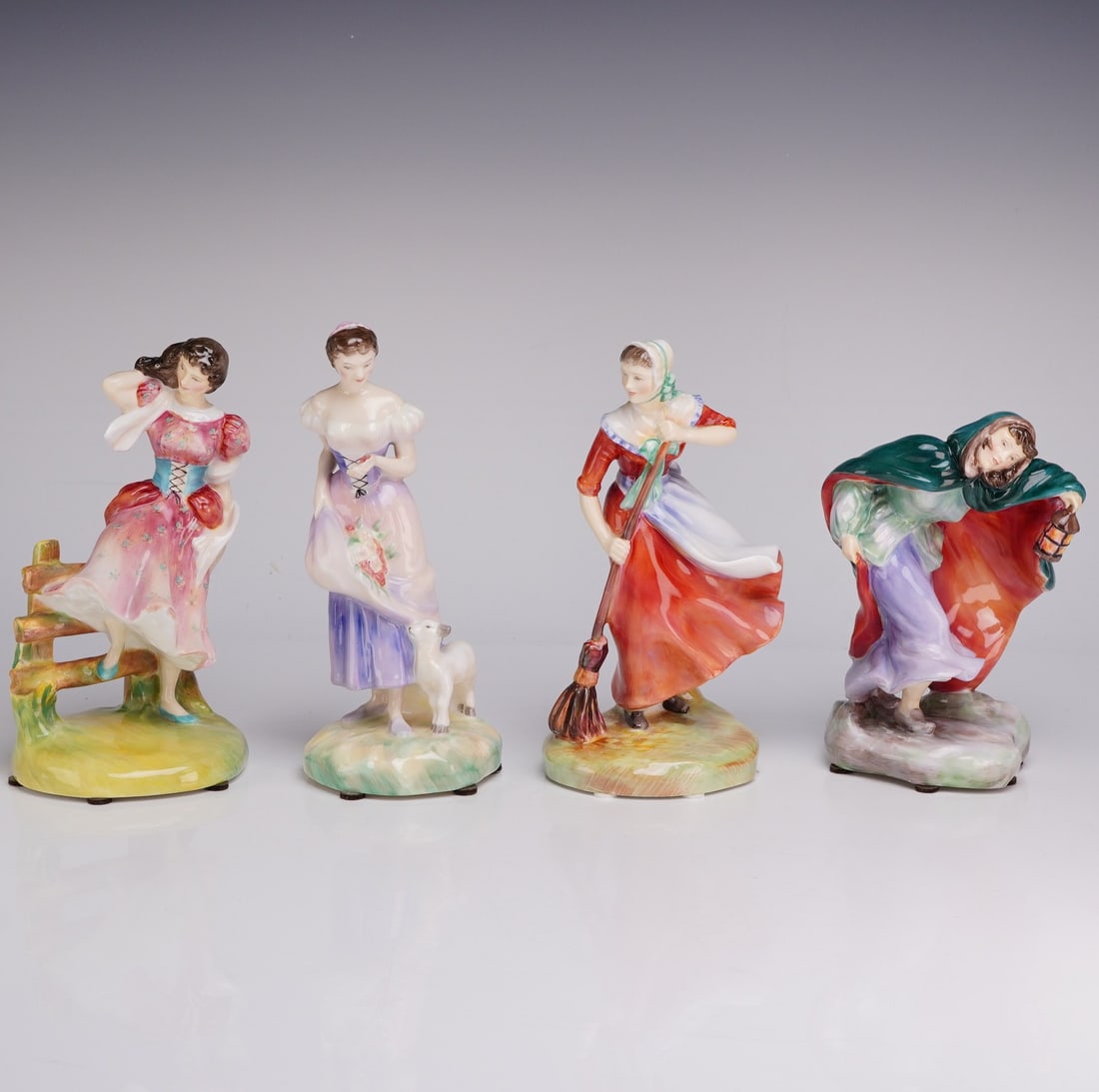 Four Royal Doulton Four Seasons Figurines, HN2085 - HN2088 (1 of 3)