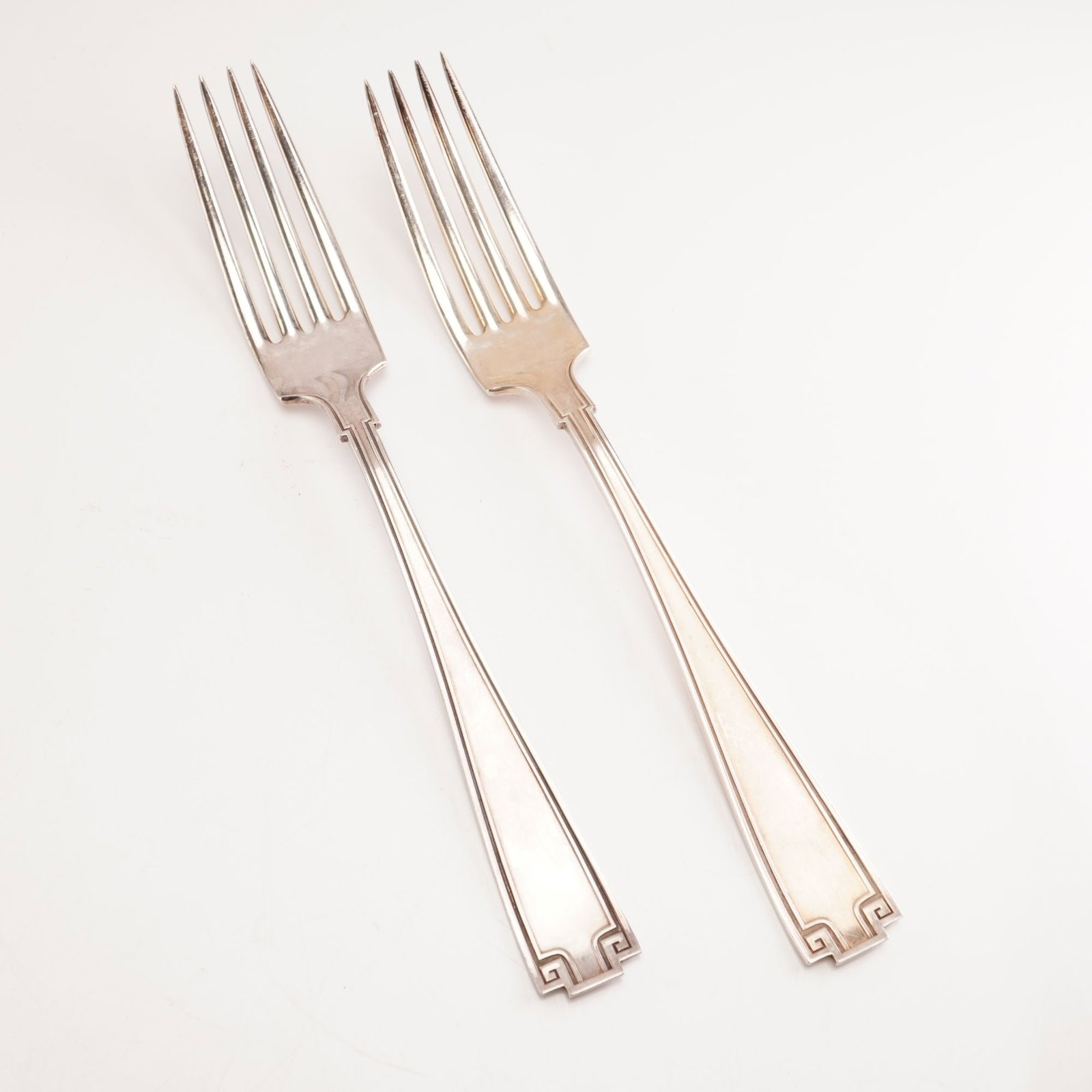 2pc Gorham Sterling Silver Dinner Forks, Etruscan (1 of 4)