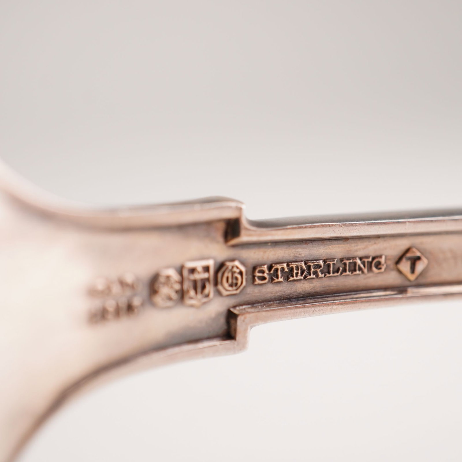 3pc Gorham Sterling Silver Serving Spoons, Etruscan - 4