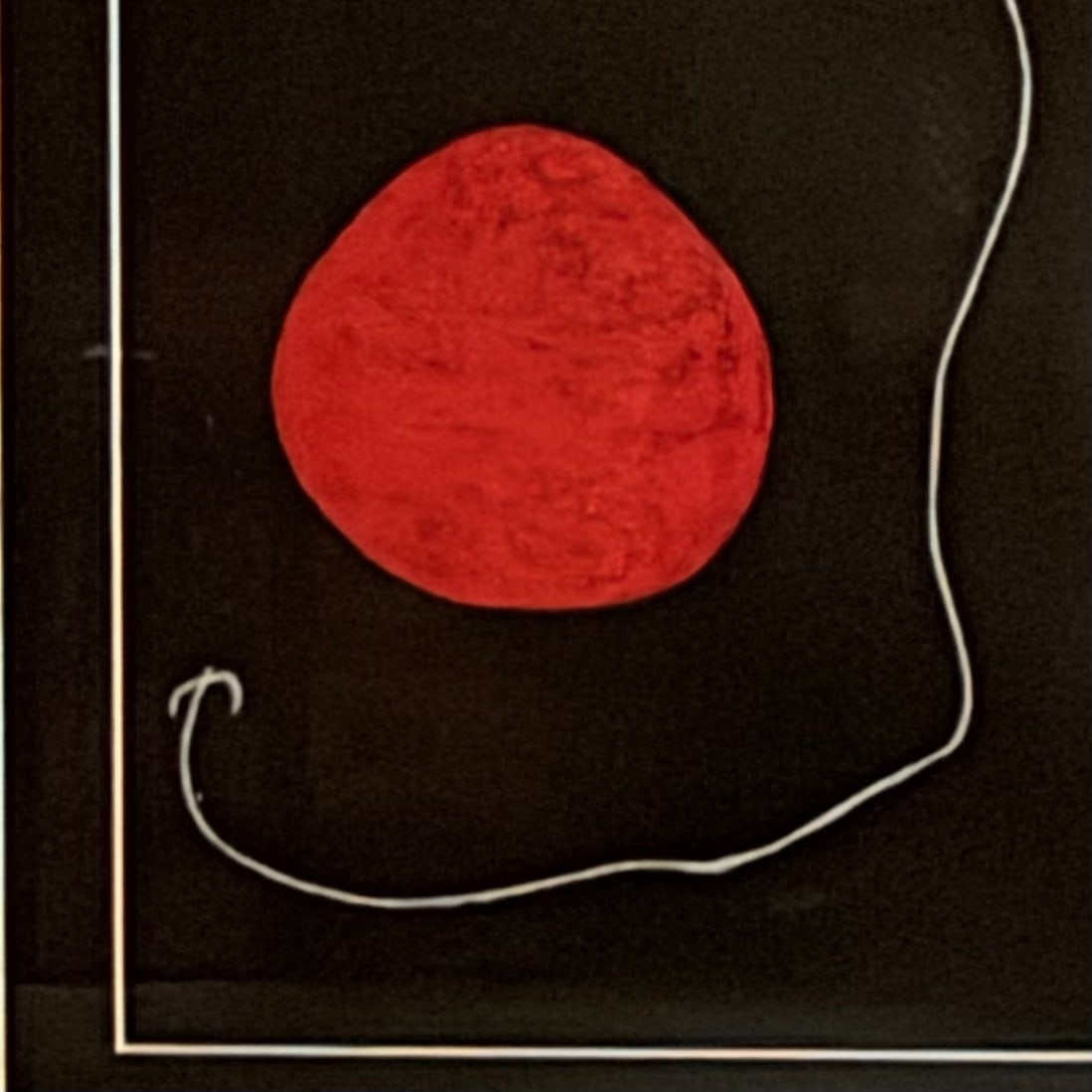 Joan Miro (Spanish, 1893-1983) Lithograph from Derriere le Miroir, Bird Before the Sun: A lithograph on paper by Spanish artist Joan Miro, titled Bird Before the Sun. This print was originally published in the 1961 issue of the art periodical Derriere le Miroir (DLM), published by Maeght