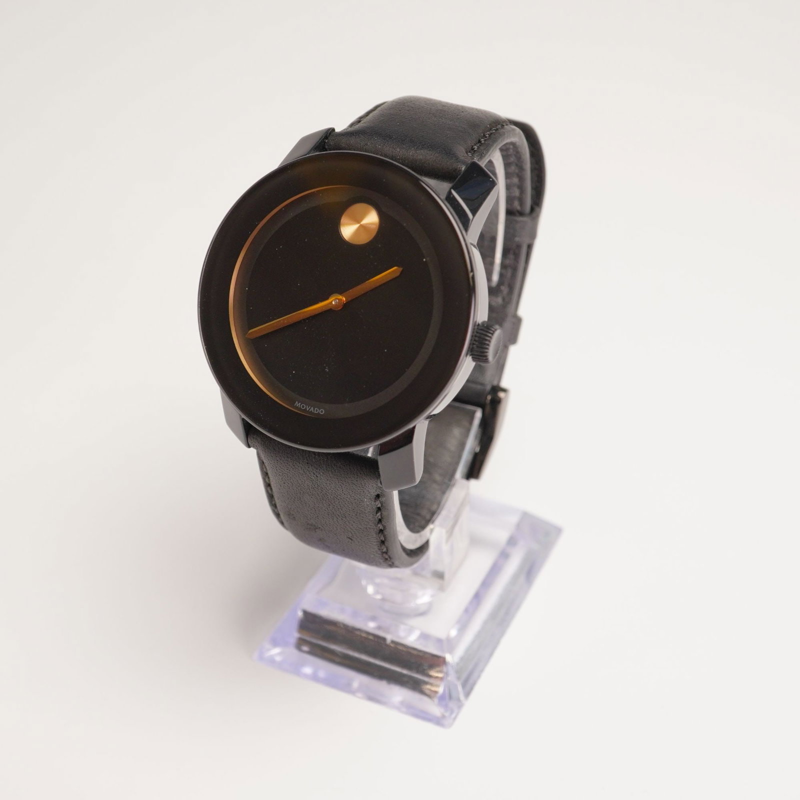 Movado Bold Men's Stainless Steel Watch, Black (1 of 5)