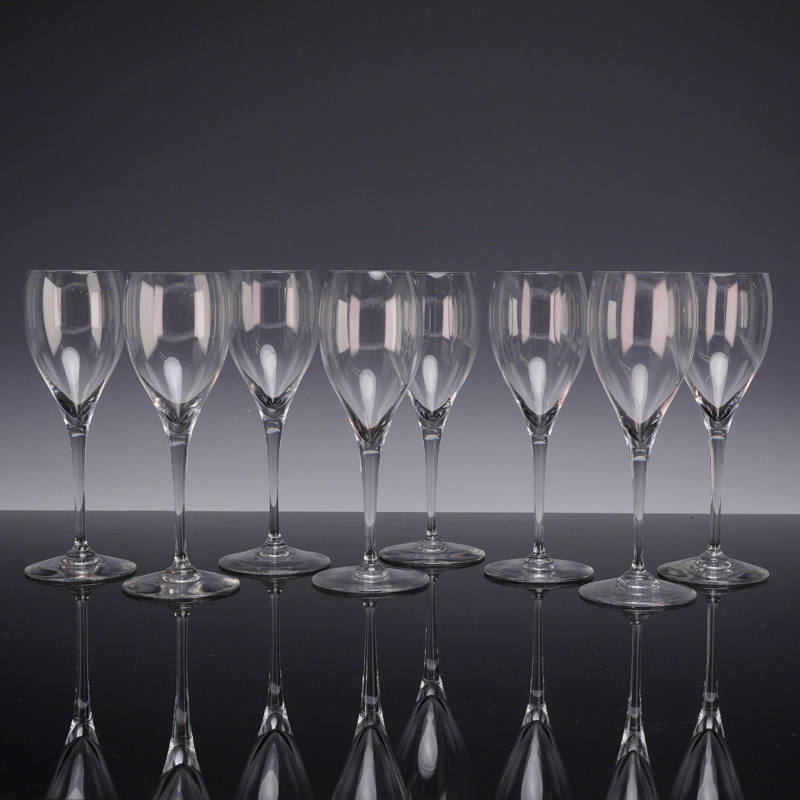 Set of Eight Baccarat Crystal St. Remy Port Wine Glasses (1 of 1)