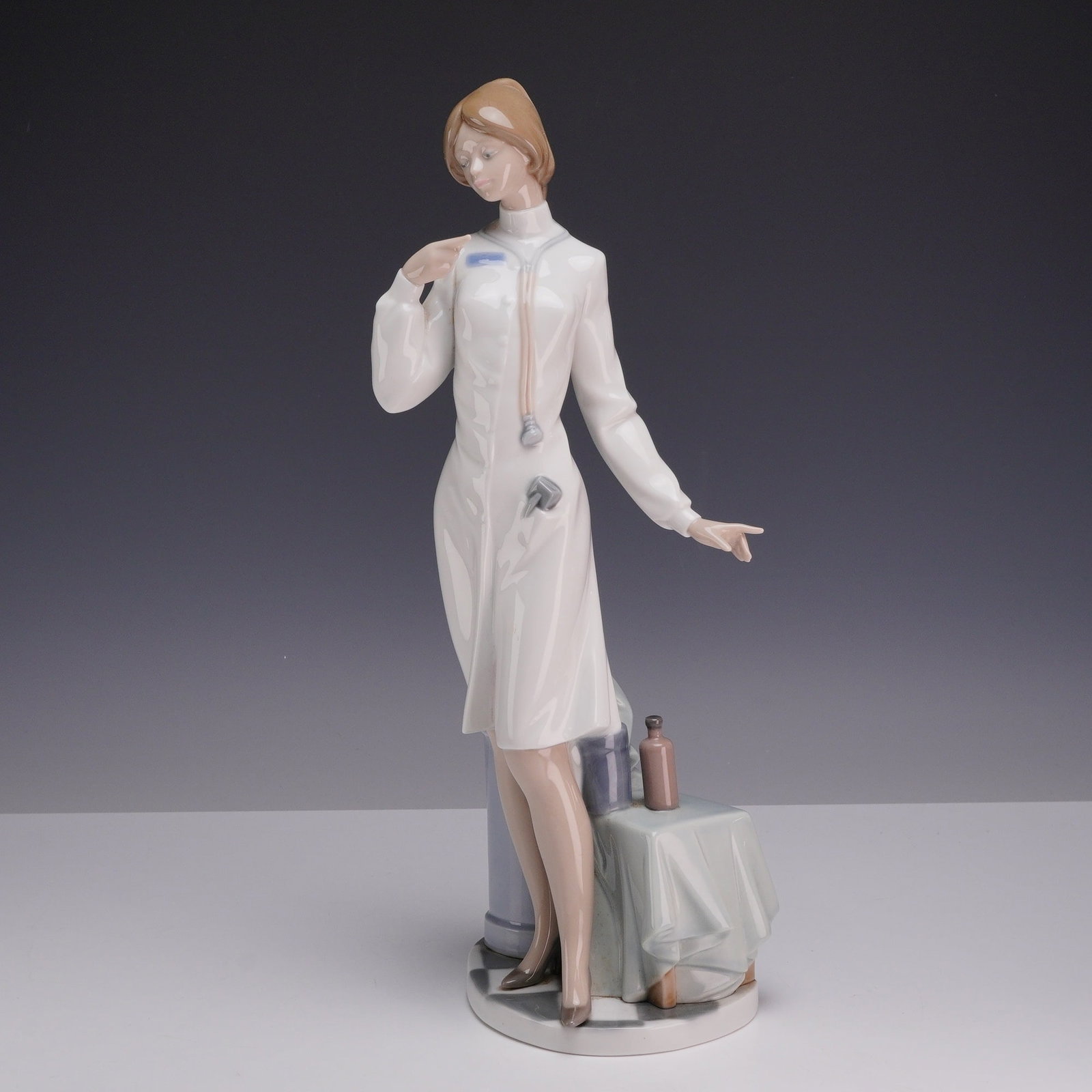Lladro Porcelain Figurine, Female Physician, Model 5197 (1 of 3)