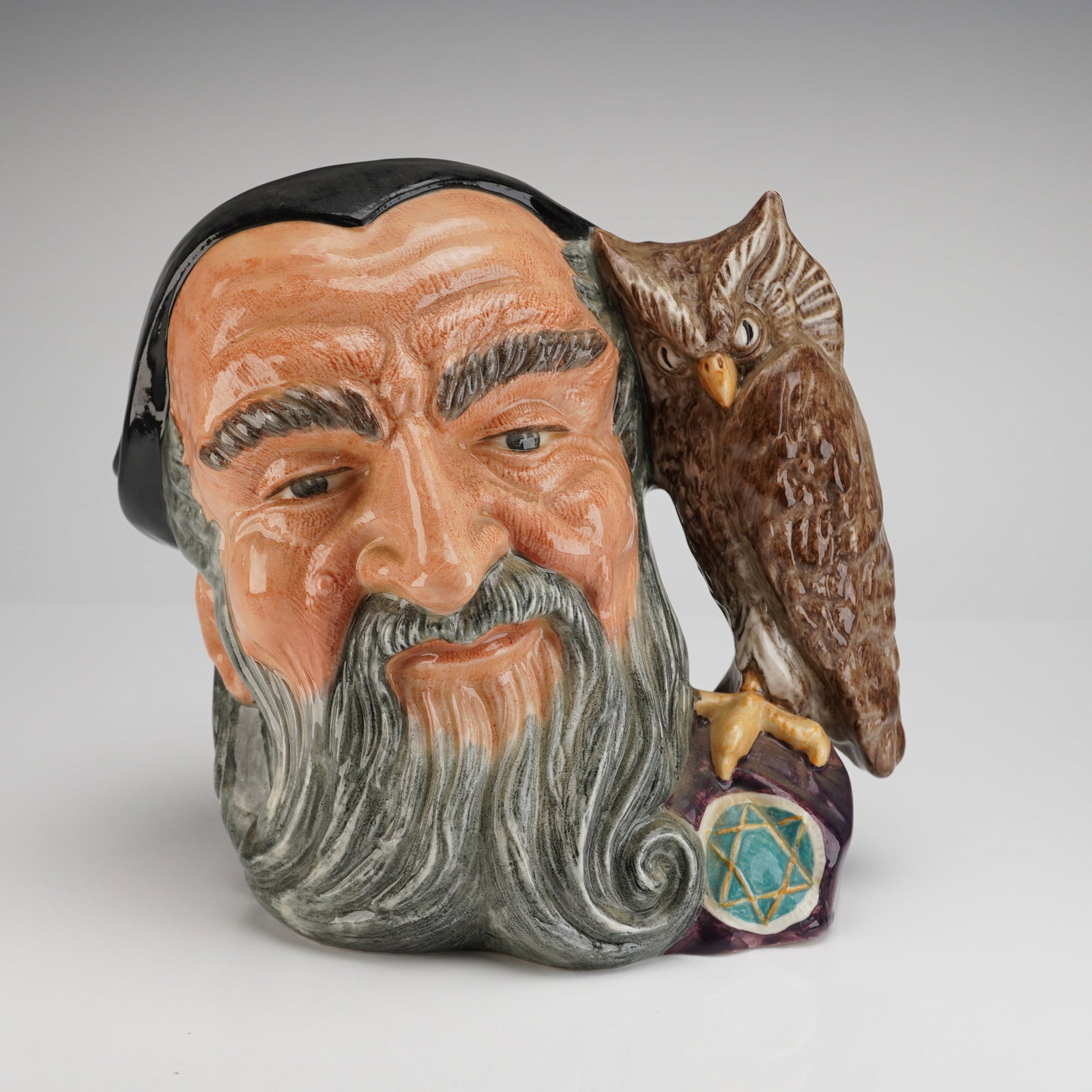 Royal Doulton Merlin Large Character Jug D6529 (1 of 3)