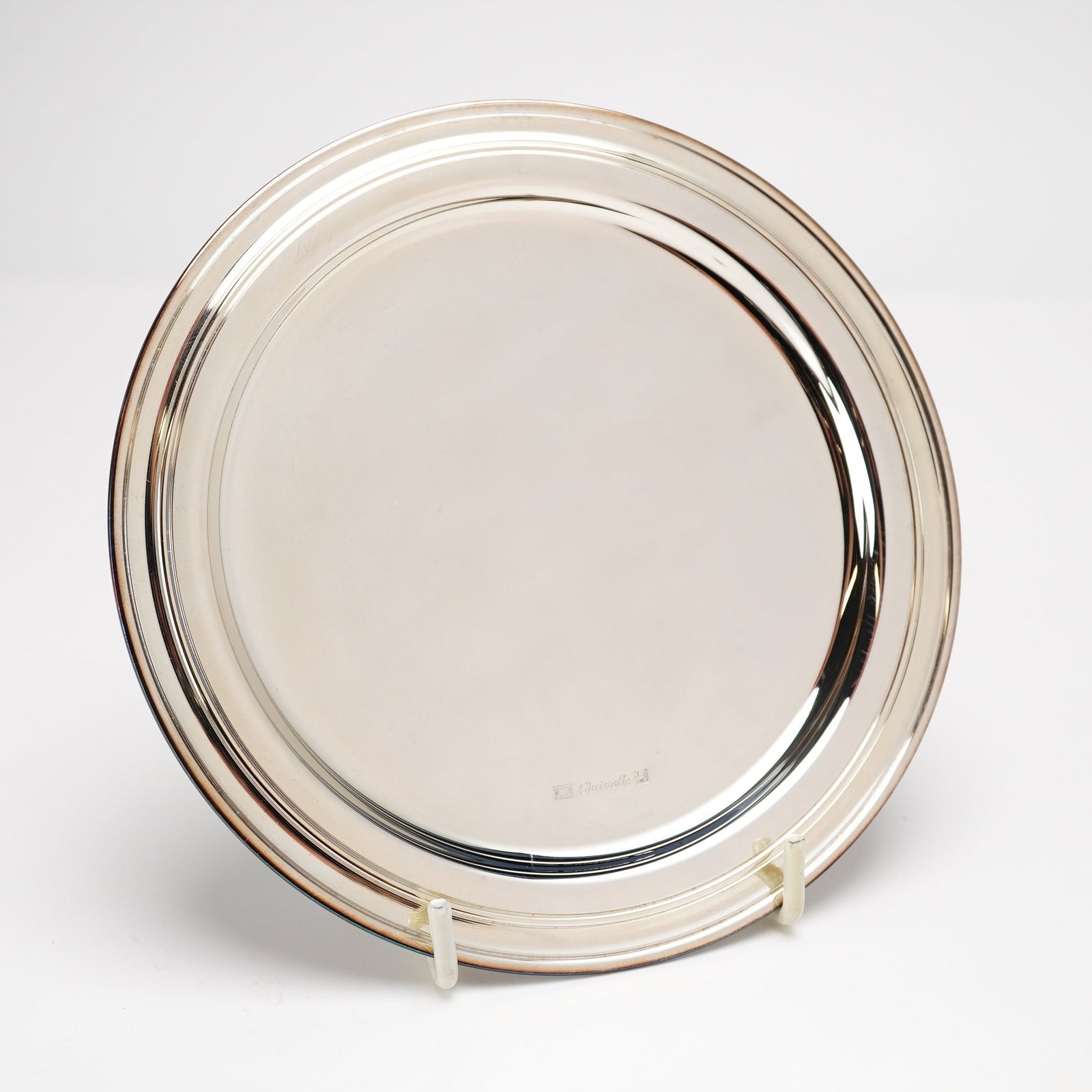 Christofle Albi Silver-Plated Round Platter (1 of 3)