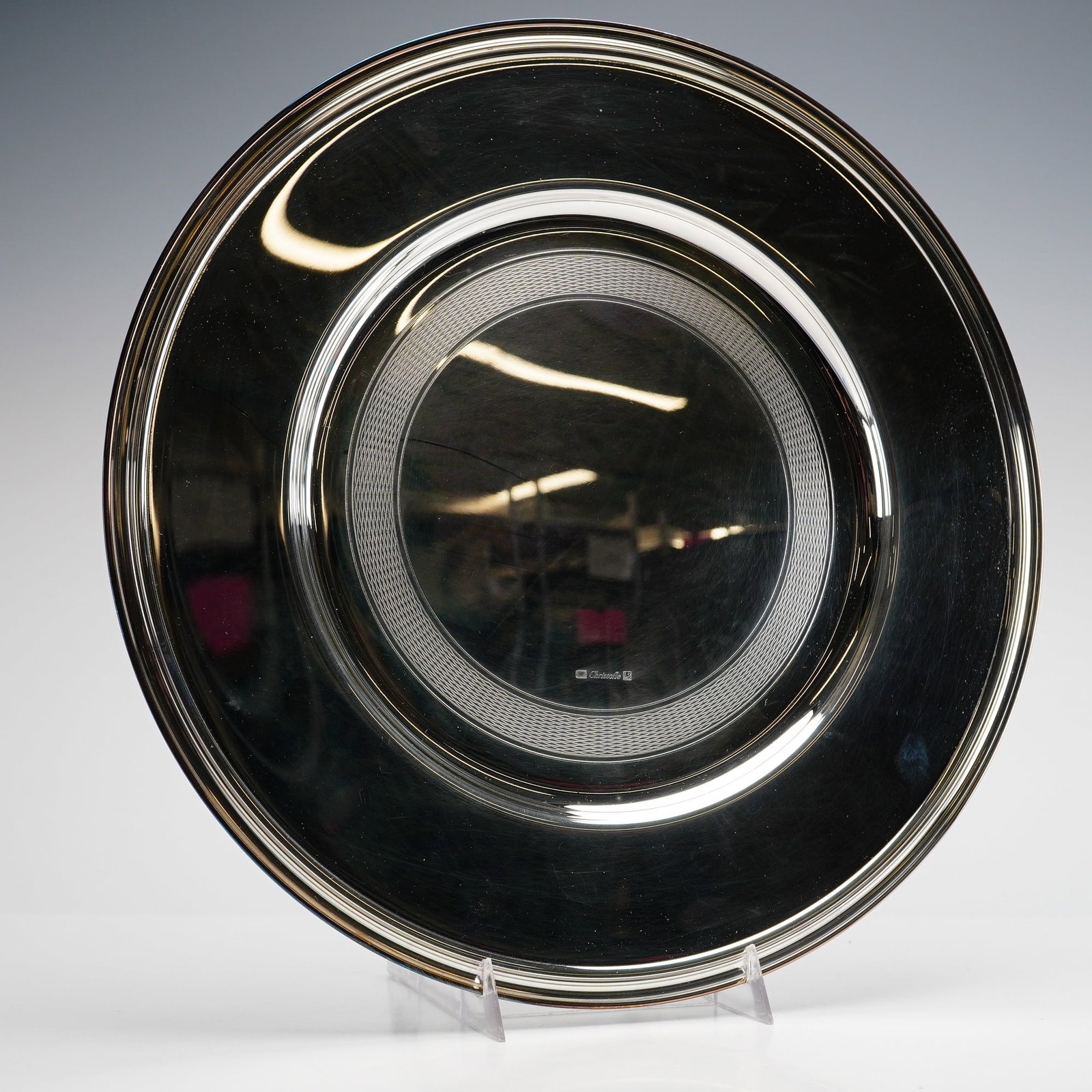 Christofle France Albi Silver-Plated Charger Plate (1 of 3)