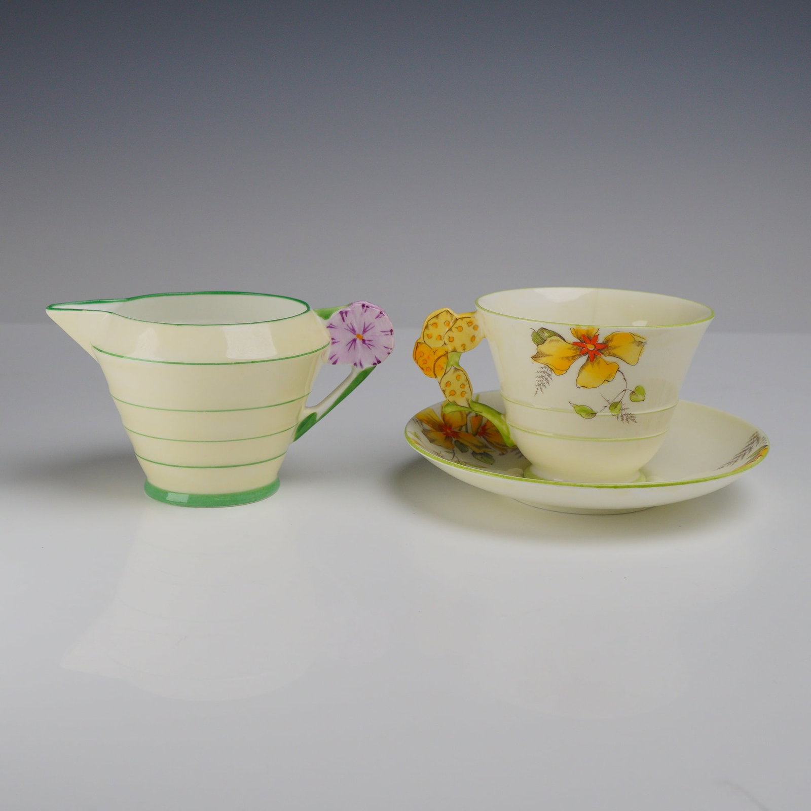 3pc Paragon and Royal Paragon Teacup, Saucer, and Creamer (1 of 3)