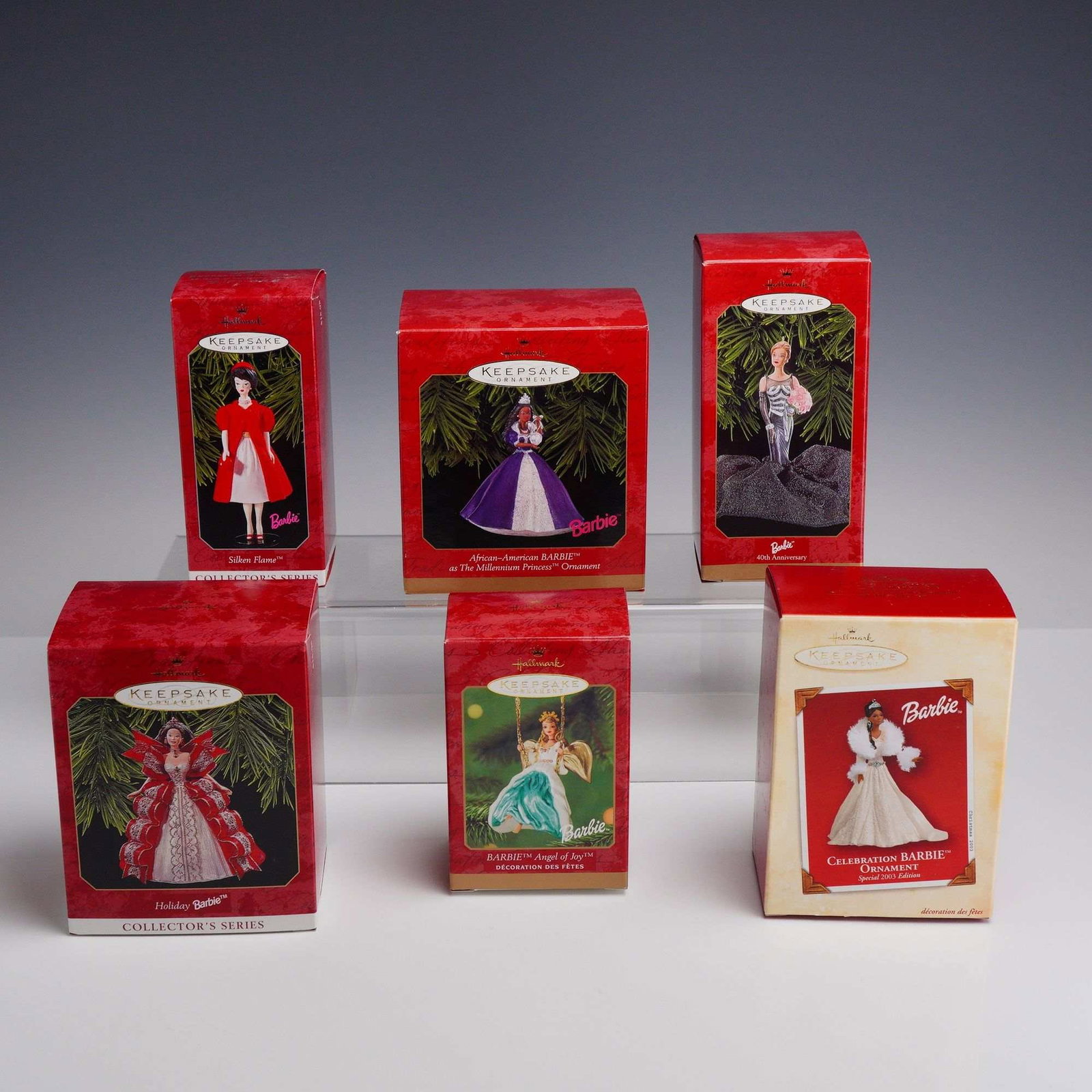 6pc Hallmark Keepsake Christmas Ornaments, Barbie (1 of 3)