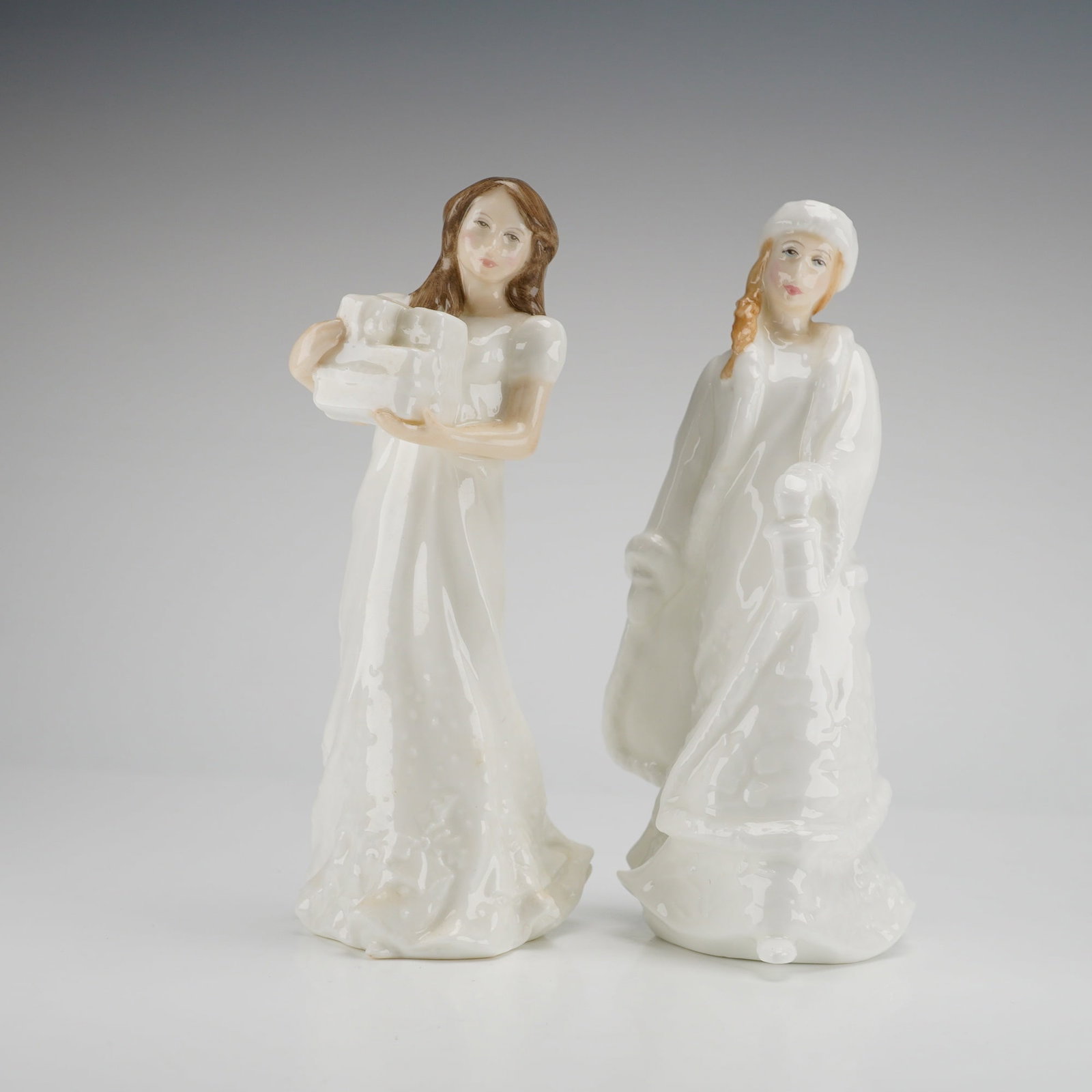 2pc Royal Doulton Christmas Sentiments Figurines (1 of 3)