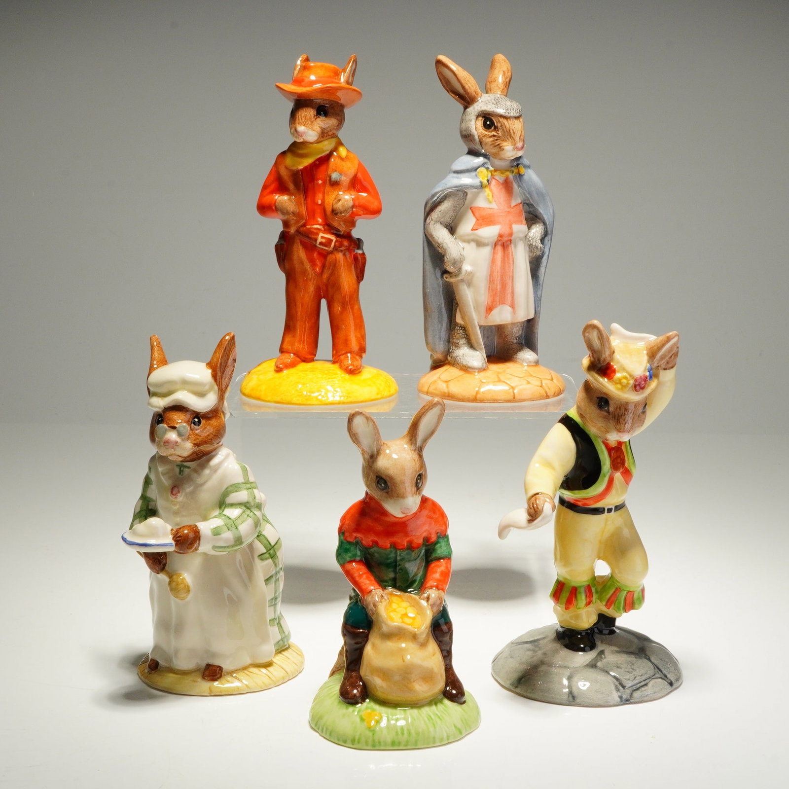 5pc Royal Doulton Bunnykins Figurines (1 of 3)