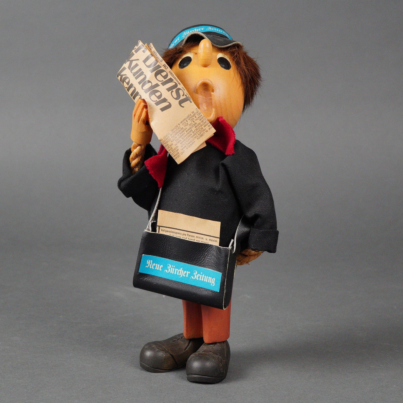 Anri Romer Casy Boys Carved Wood Newsboy Figurine (1 of 5)