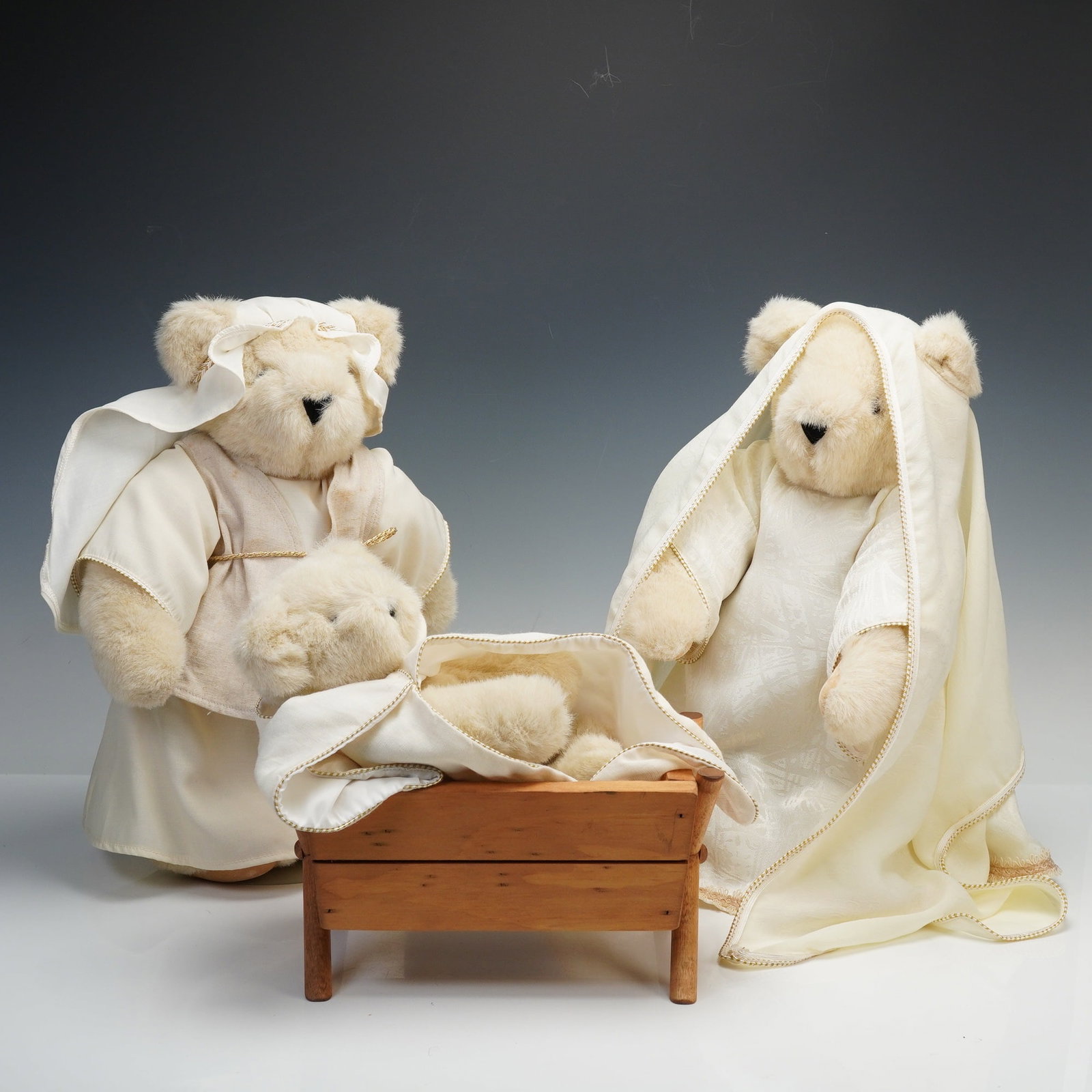 3pc Vermont Teddy Bear Co. Nativity Scene Plushes (1 of 7)