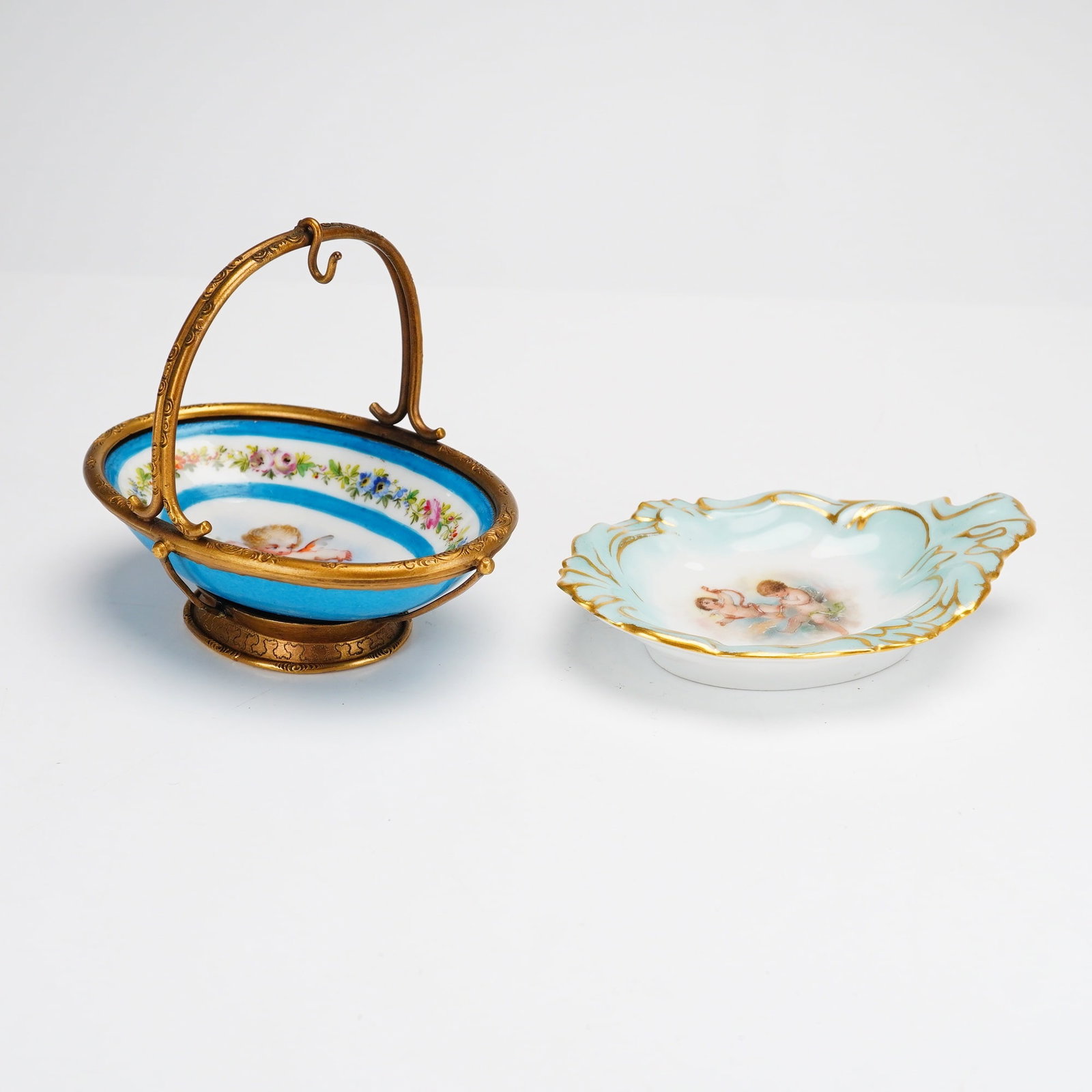 2pc Cherub Design Porcelain Pieces, Including Limoges (1 of 4)
