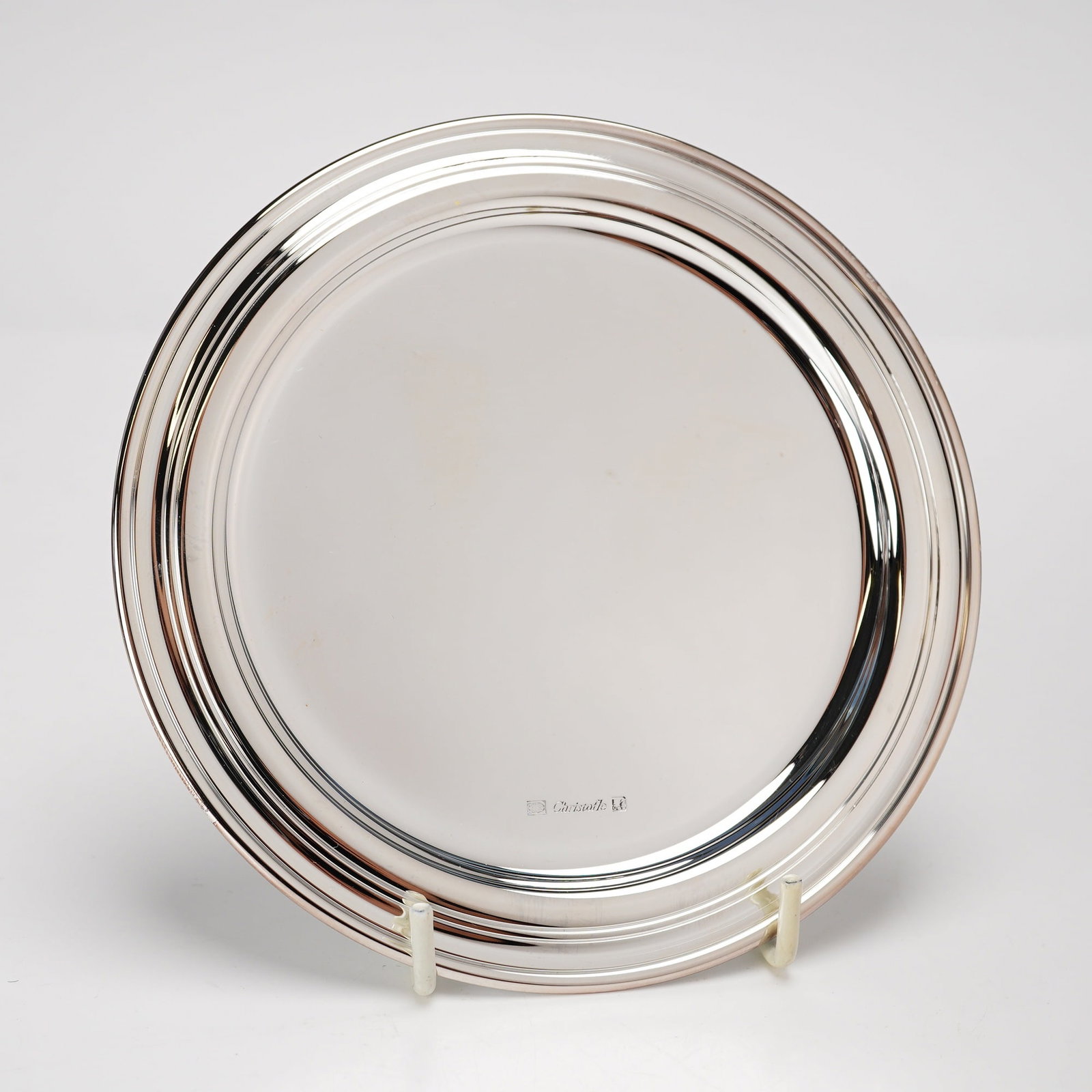 Christofle Albi Silver-Plated Round Platter (1 of 3)
