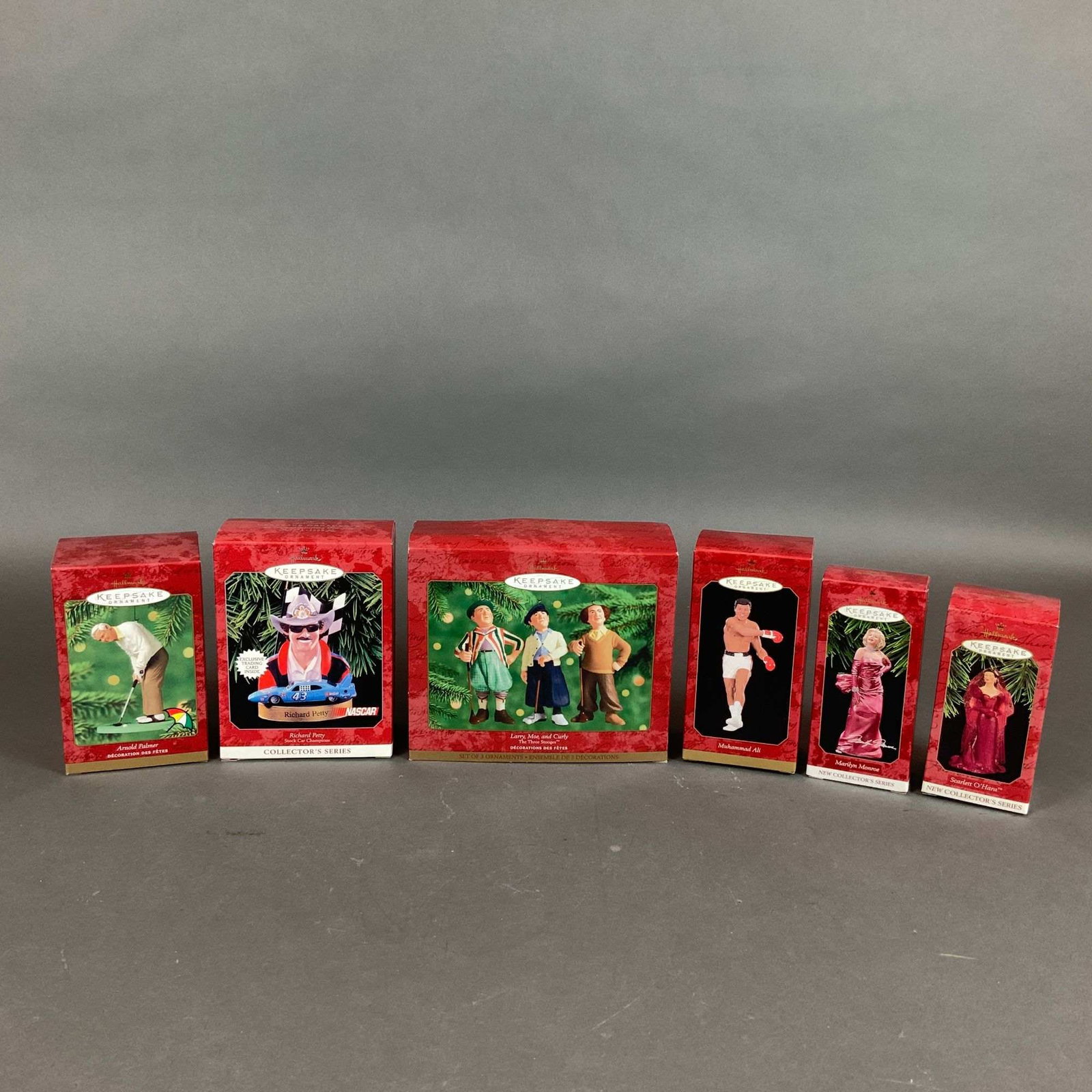 6pc Collection of Hallmark Keepsake Ornaments Featuring Sports and Entertainment Icons (1 of 3)