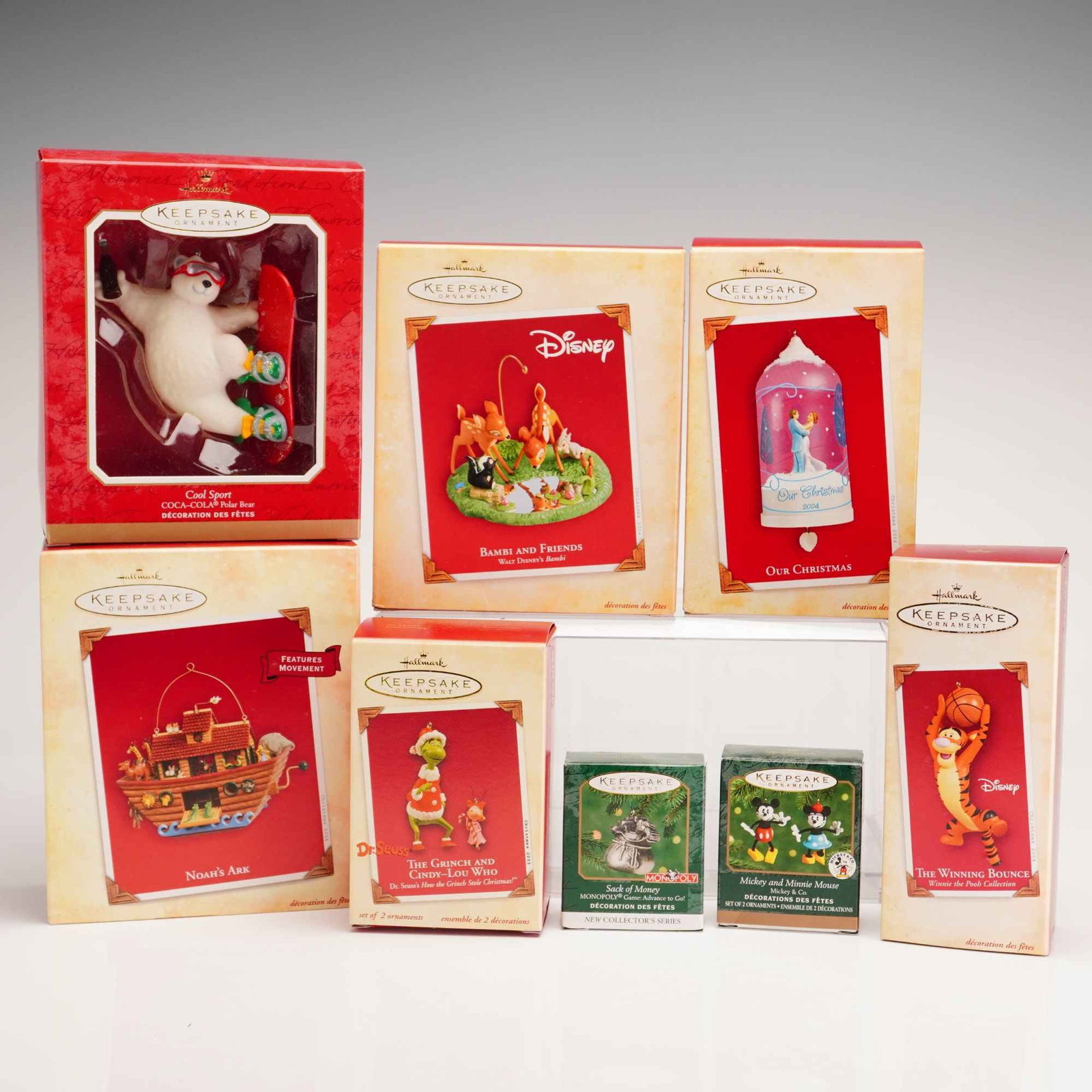 8pc Hallmark Keepsake Christmas Ornaments (1 of 3)