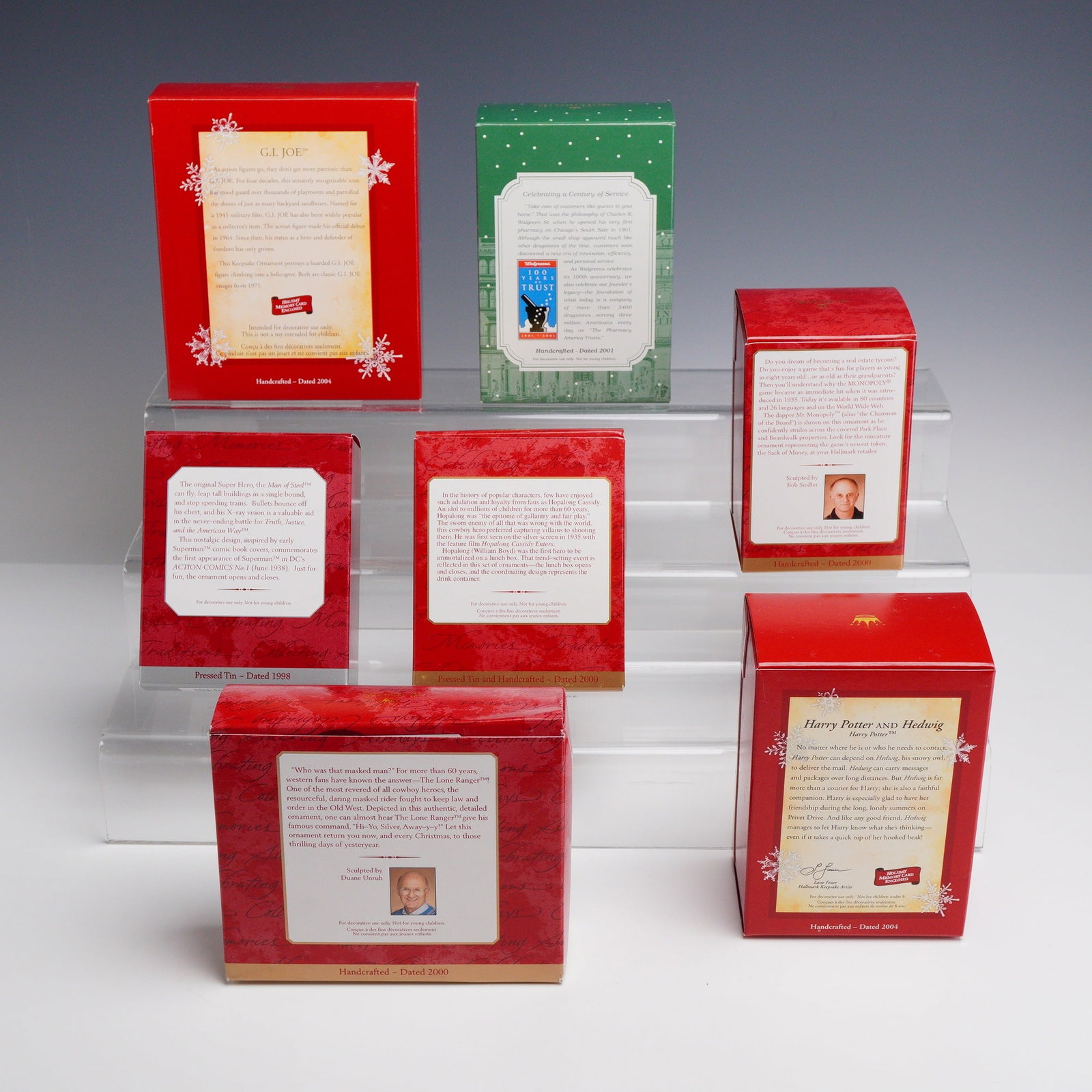 7pc Hallmark Keepsake Ornaments - 2