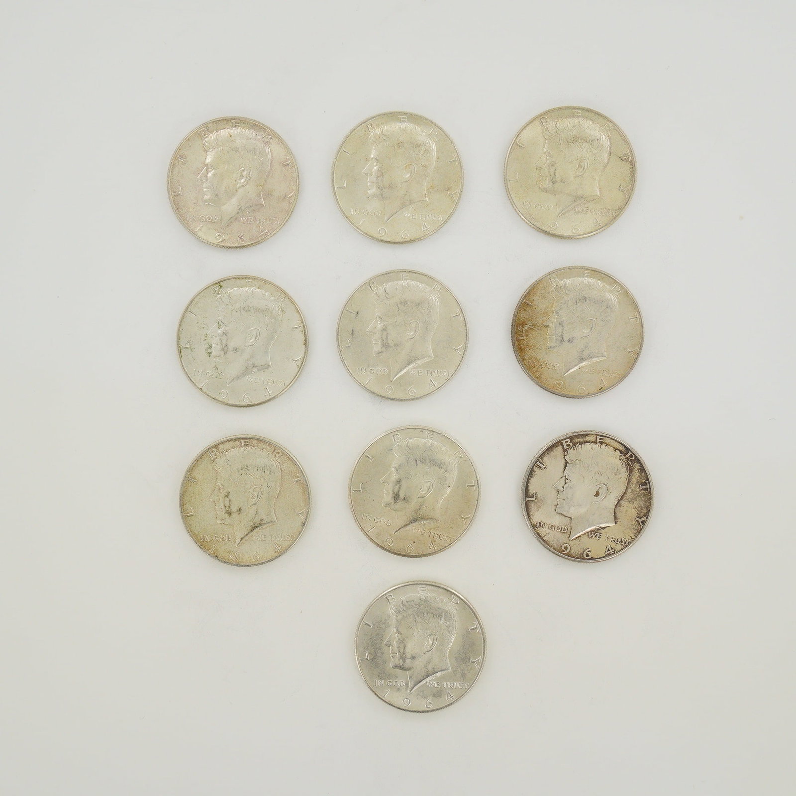 US 1964 Kennedy Half Dollars $5.00 Face Value (1 of 2)