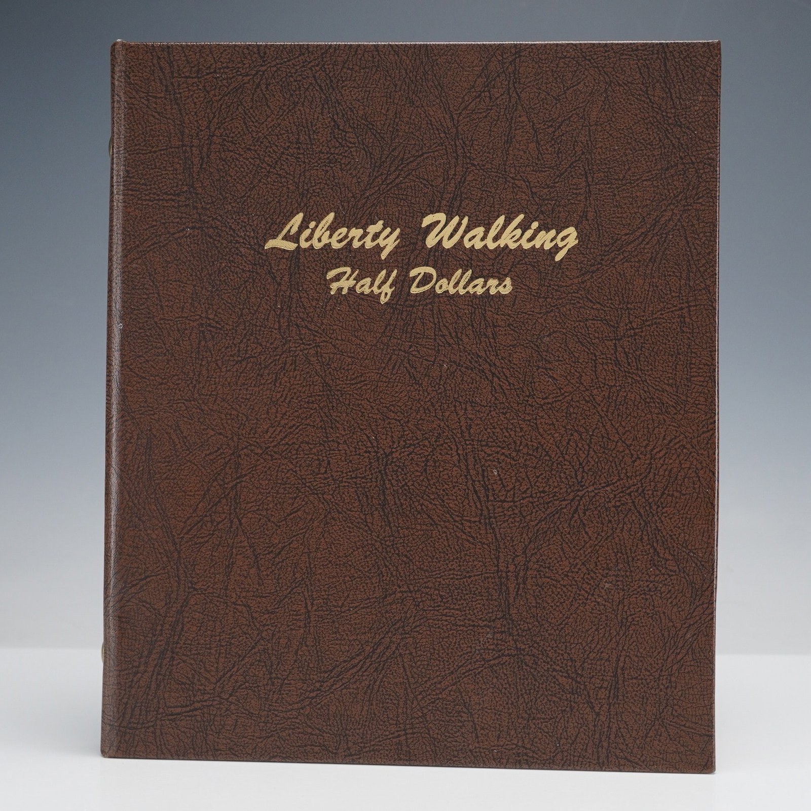 US Liberty Walking Half Dollar Dansco Album 7160 Empty: Professional-grade numismatic storage accessory manufactured by Dansco. This album is identified as Model No. 7160, specifically designed to house the complete series of US Liberty Walking Half