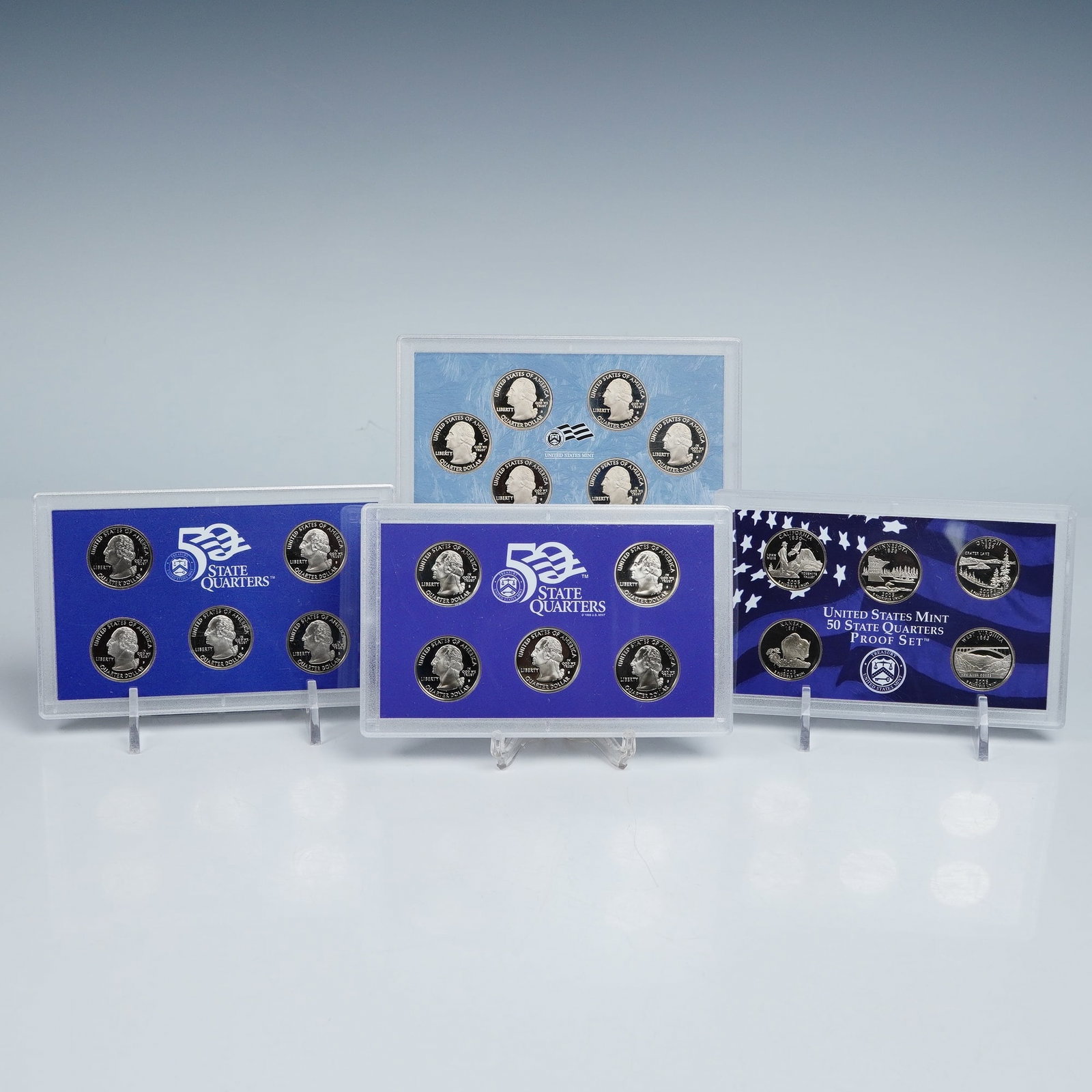 4pc 1999-2009 United States Mint 50 State Quarters Proof Sets (1 of 6)