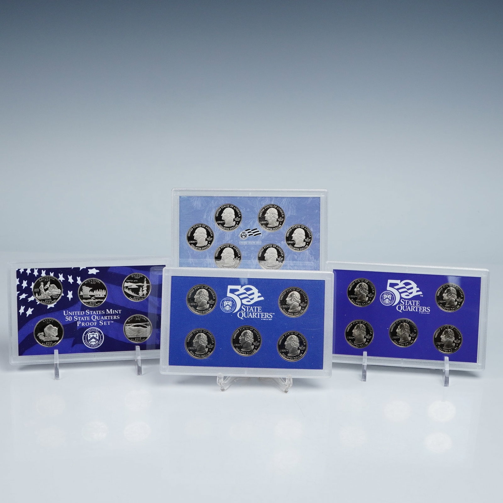 4pc 1999-2009 United States Mint 50 State Quarters Proof Sets (1 of 6)